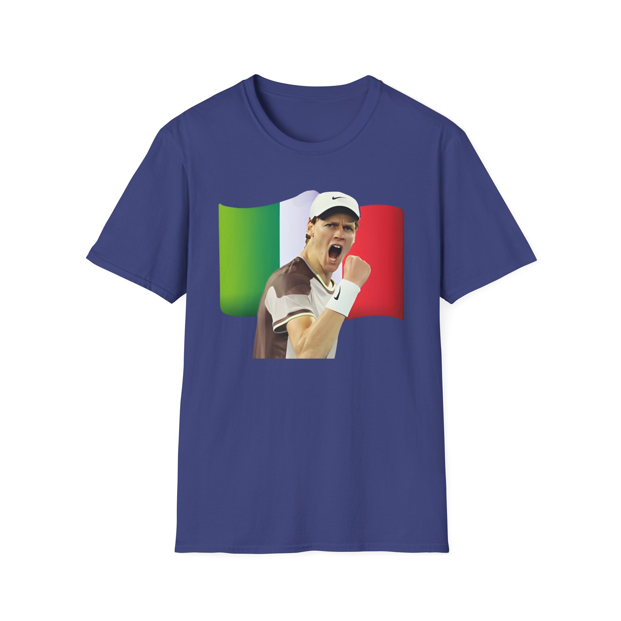 Jannik Sinner Italian Tennis Star Fan Unisex Softstyle T-Shirt
