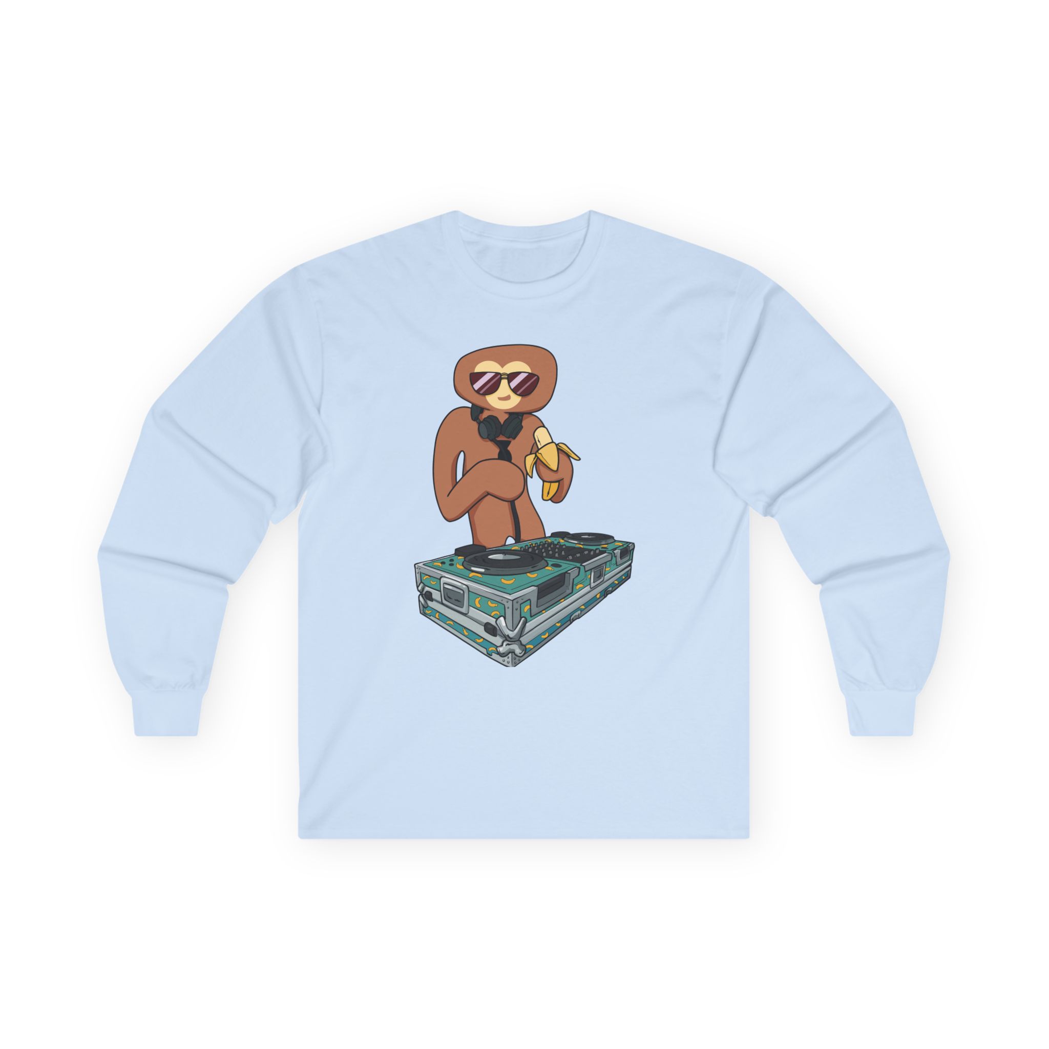 Spoonkid Dj Monke Unisex Ultra Cotton Long Sleeve Tee