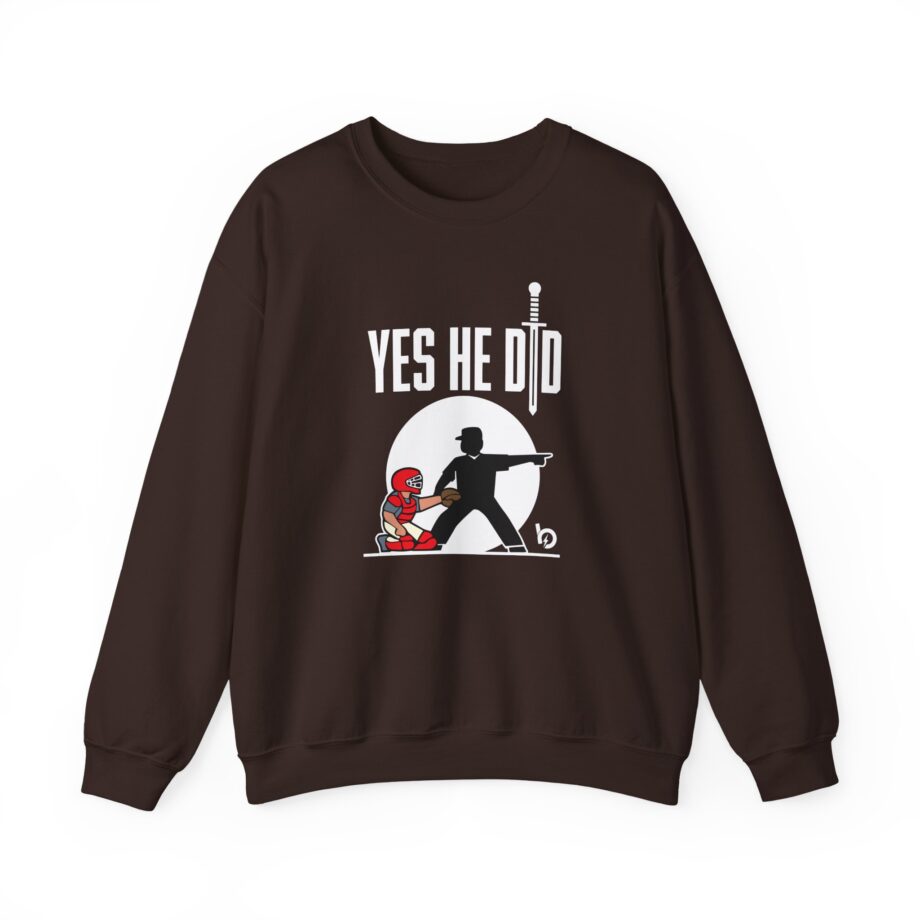Trevor Bauer Yes He Did Unisex Heavy Blend™ Crewneck Sweatshirt