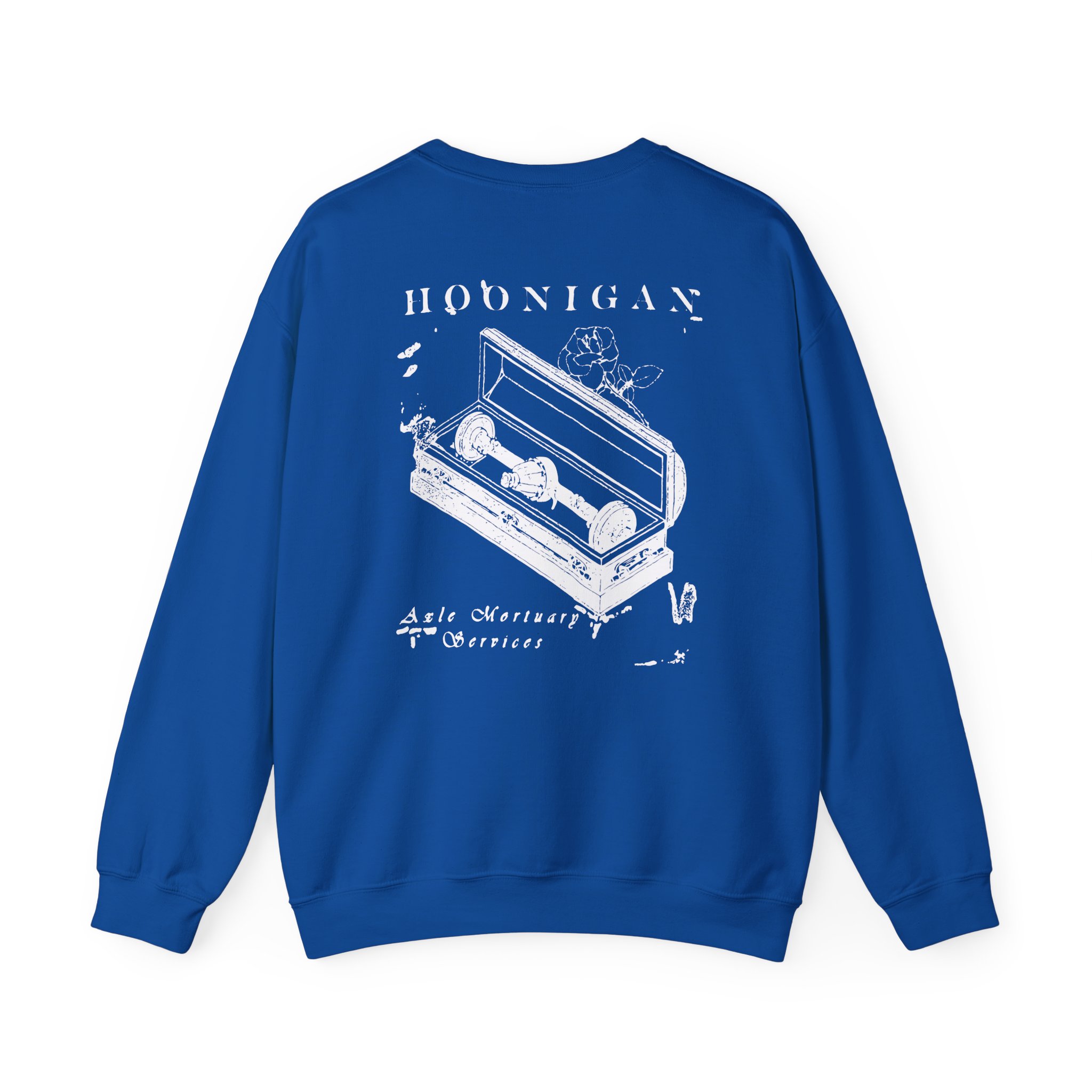 Ken Block Hoonigan Mortuary  Unisex Heavy Blendâ„¢ Crewneck Sweatshirt