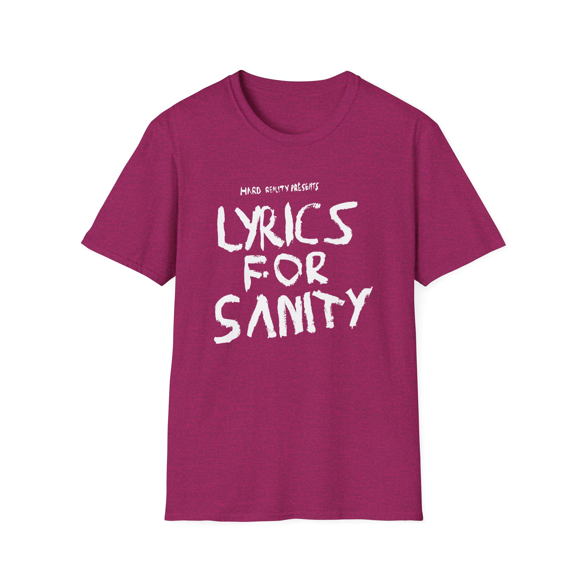 Songer Lyrics for Sanity Unisex Softstyle T-Shirt