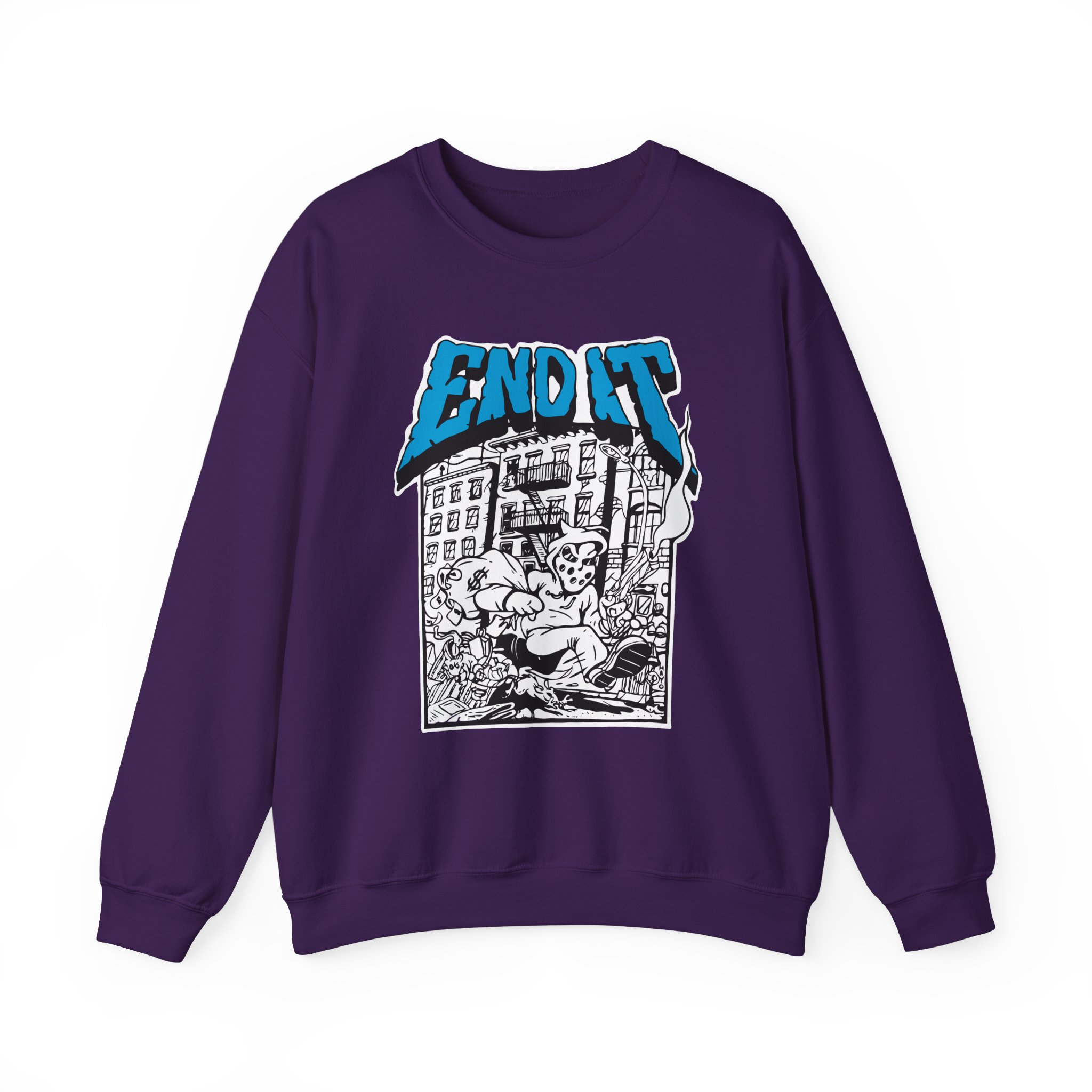 End It Unisex Heavy Blend Crewneck Sweatshirt