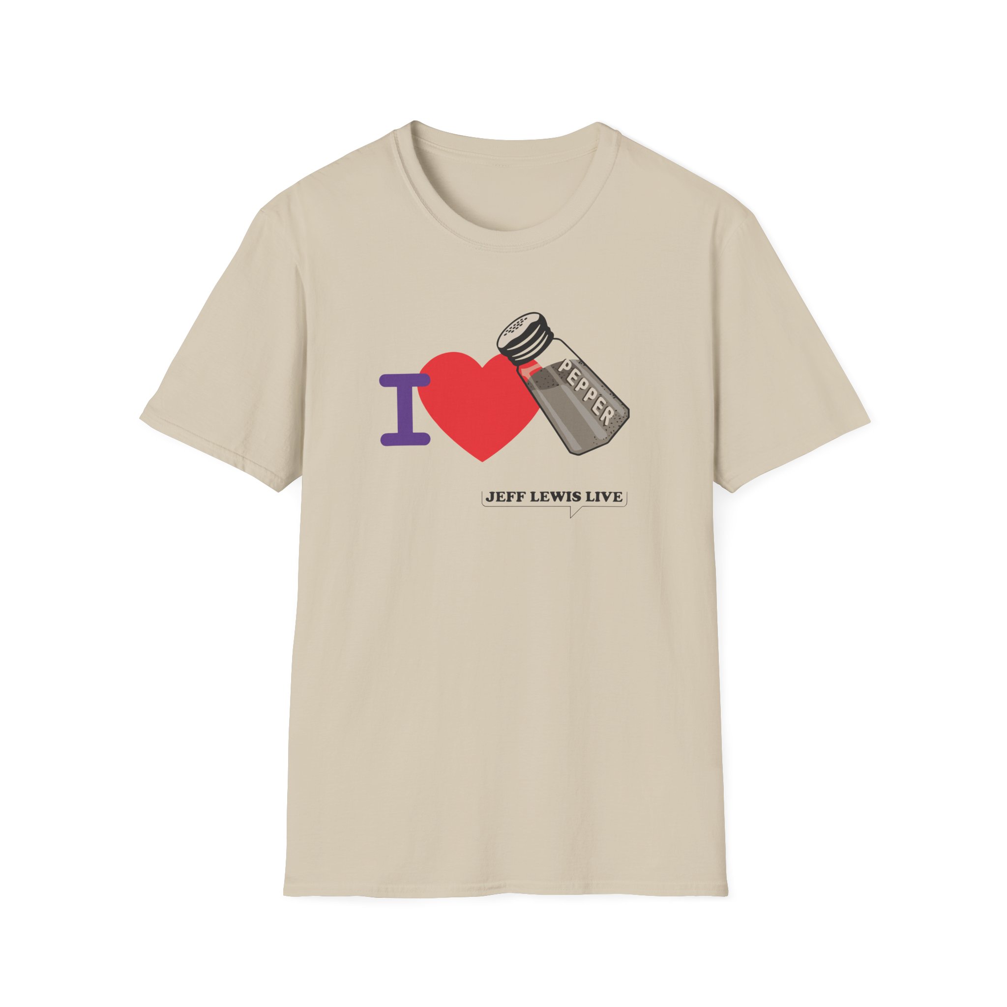 Jeff Lewis I Love Pepper Unisex Softstyle T-Shirt