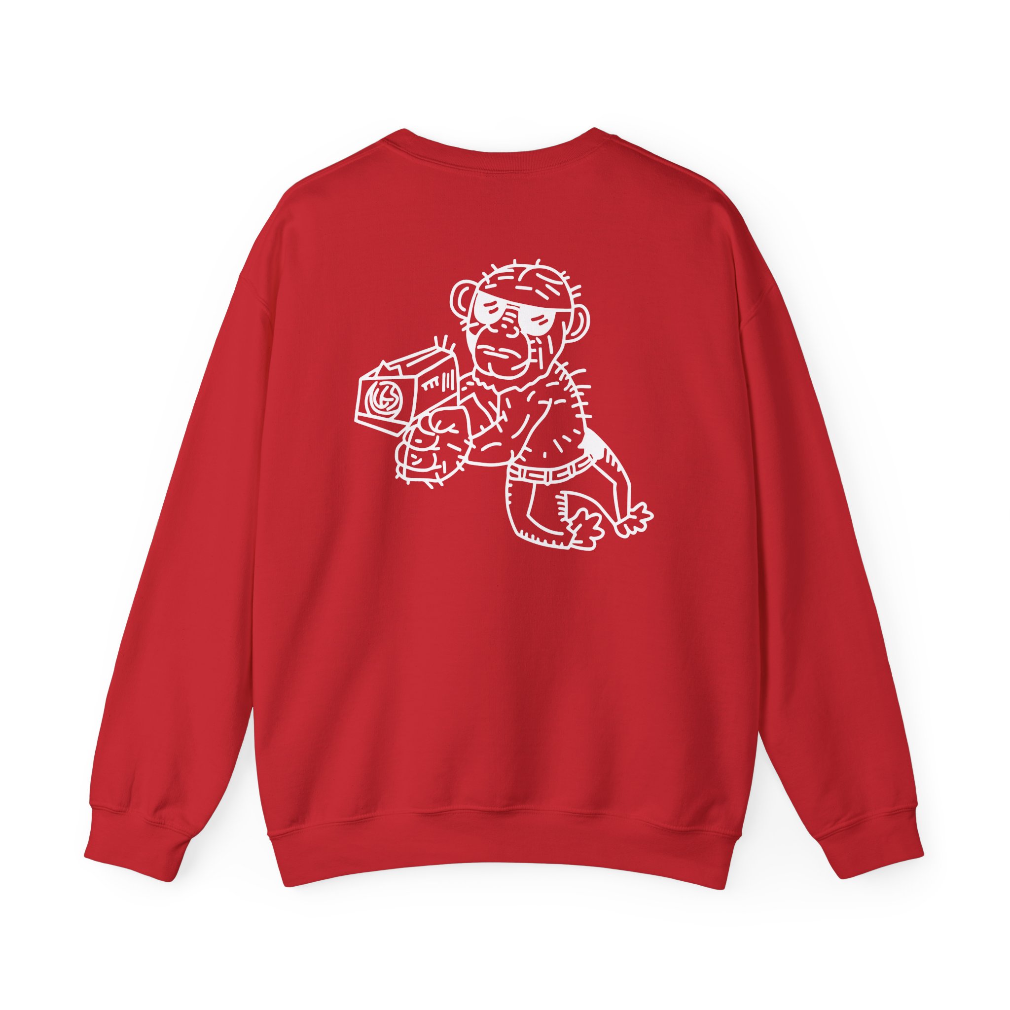 Spoonkid Detective Monke Unisex Heavy Blendâ„¢ Crewneck Sweatshirt