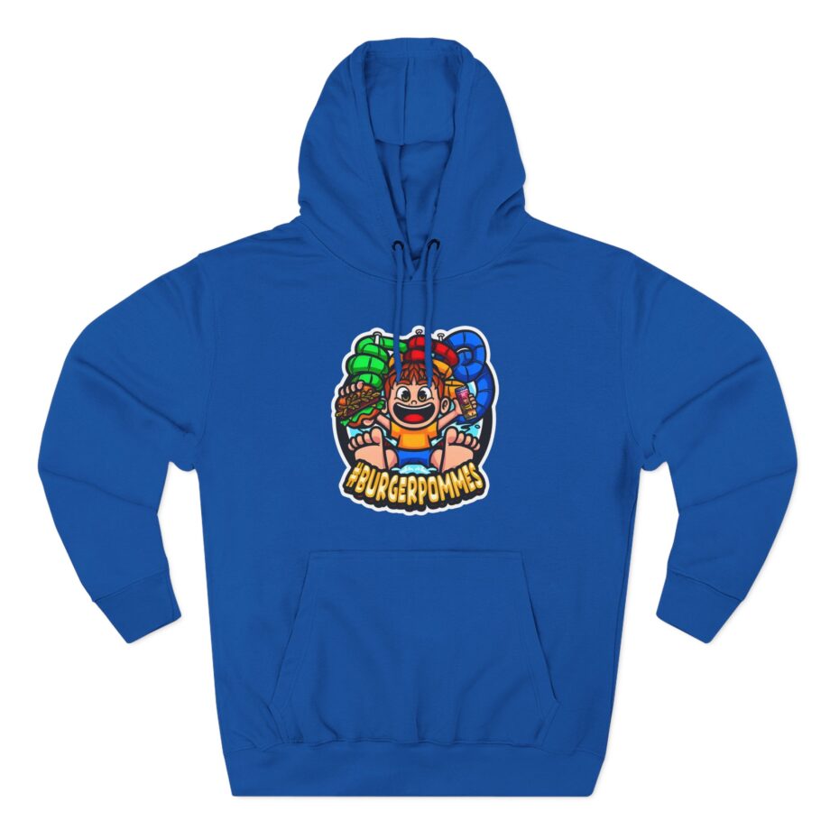 Burger Pommes Three-Panel Fleece Hoodie