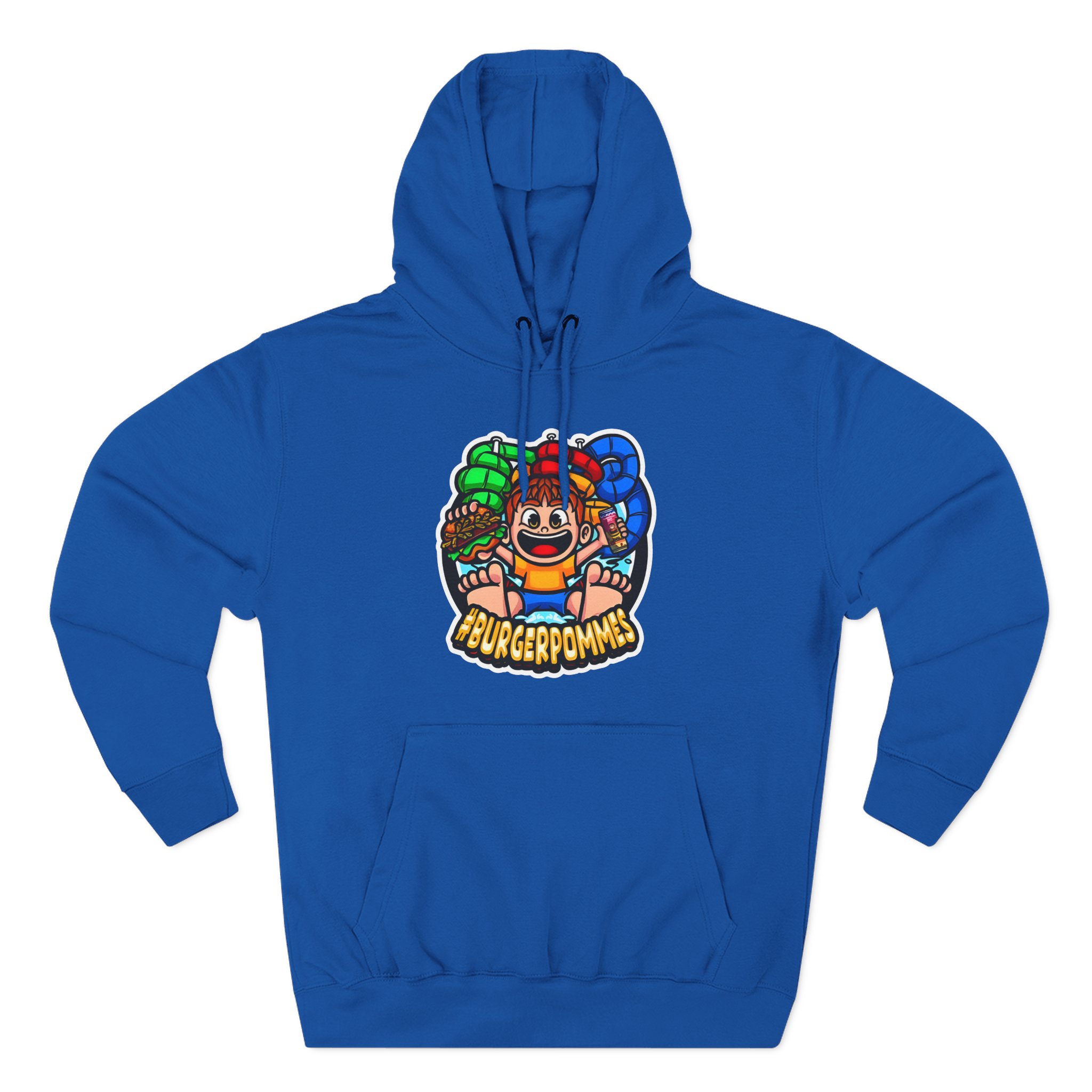 Burger Pommes Three-Panel Fleece Hoodie
