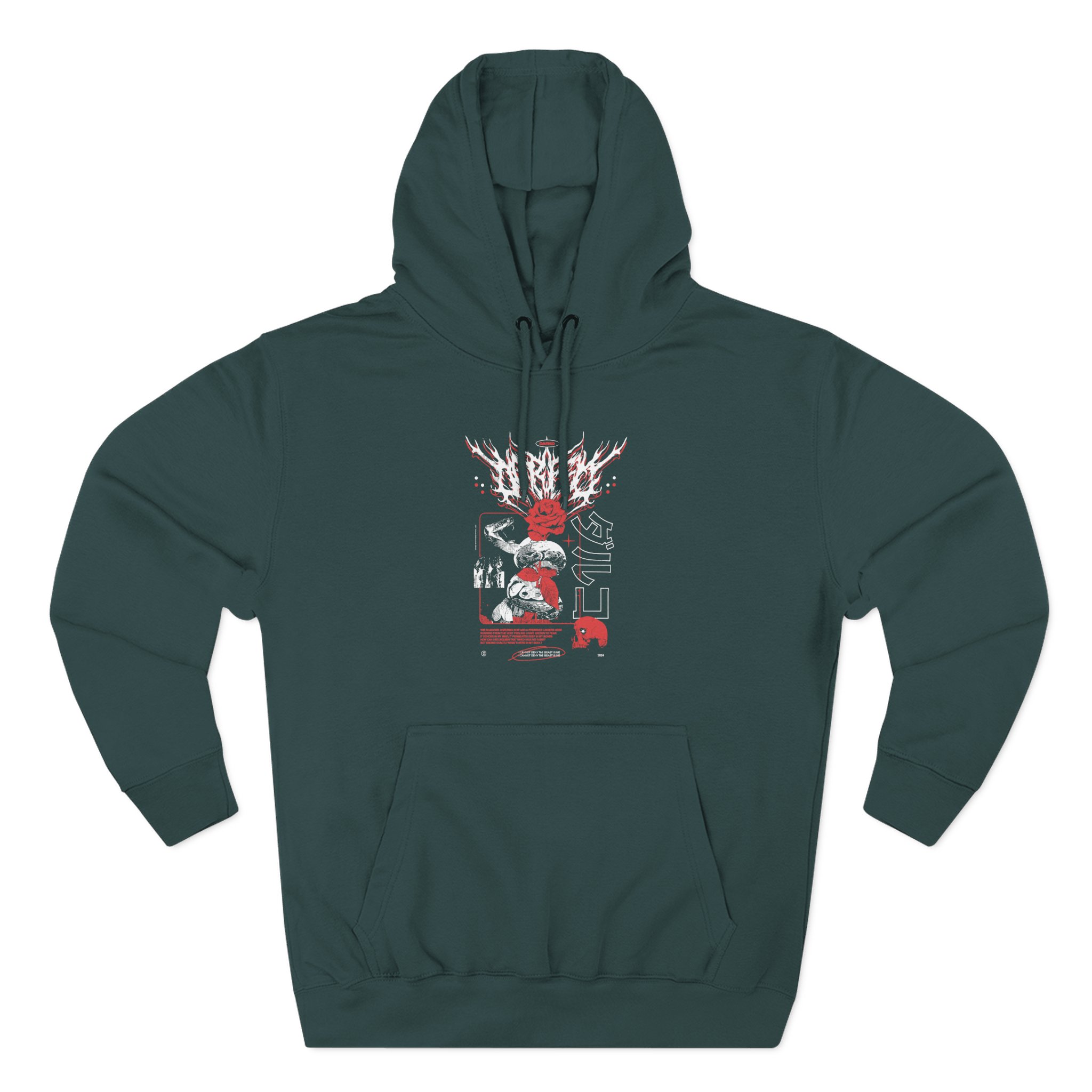 Darko Raffle Three-Panel Fleece Hoodie