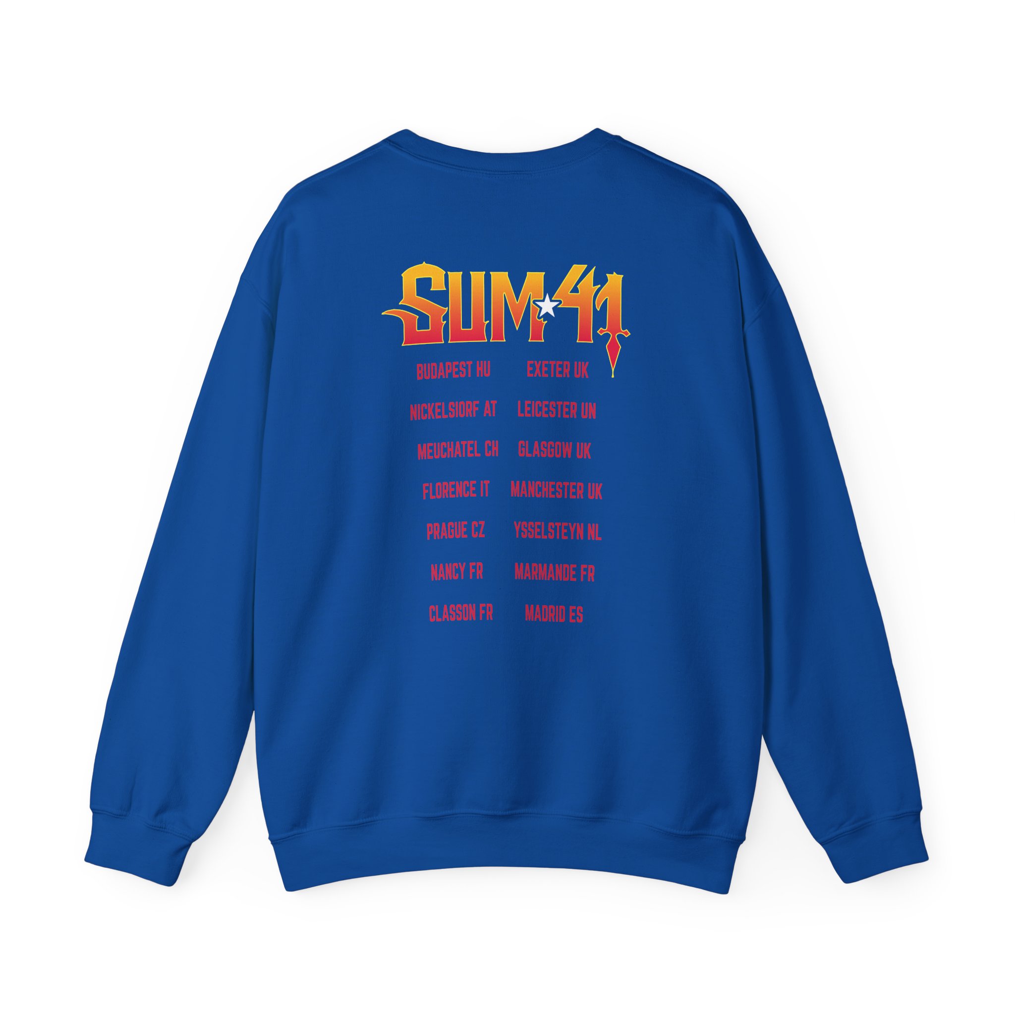 Sum 41 Out for Blood Unisex Heavy Blendâ„¢ Crewneck Sweatshirt