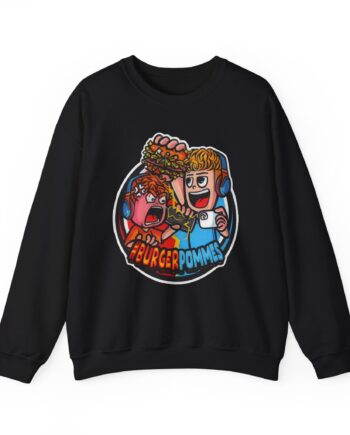 Burger Pommes Unisex Heavy Blend™ Crewneck Sweatshirt