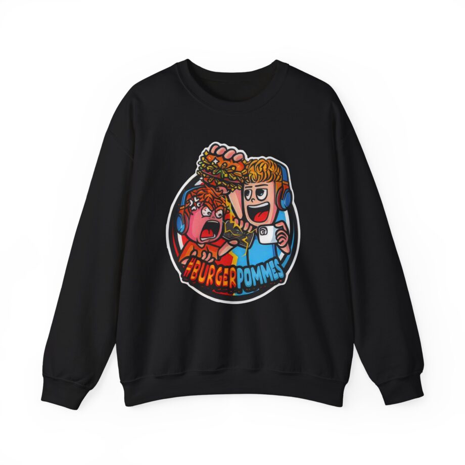 Burger Pommes Unisex Heavy Blend™ Crewneck Sweatshirt