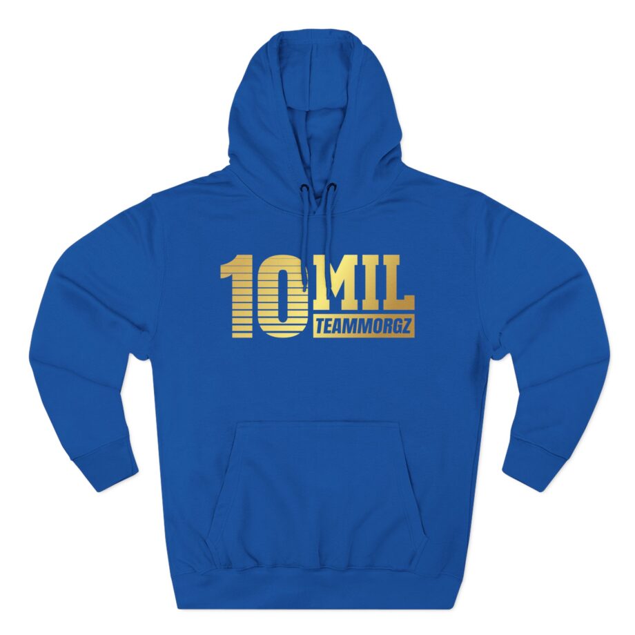 Morgz 10 Million Squad Three-Panel Fleece Hoodie