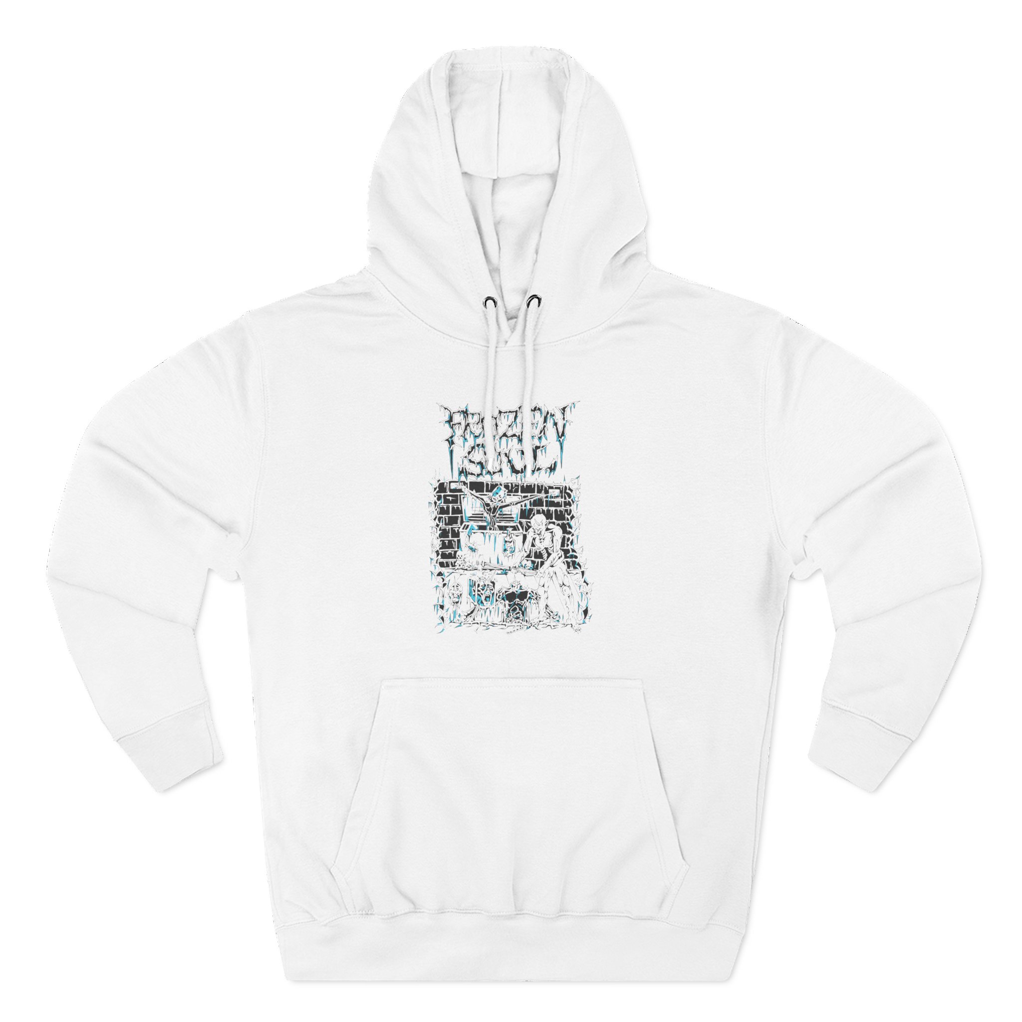 Frozen Soul Hung Up on Ice Three-Panel Fleece Hoodie