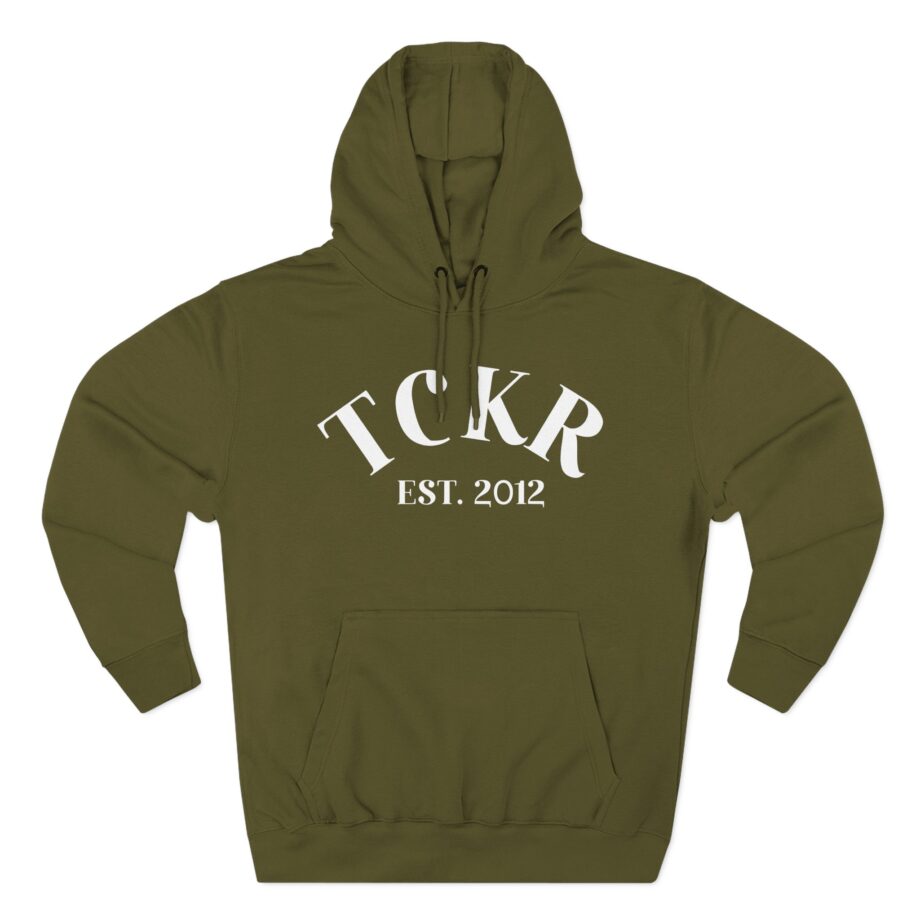 Kendall Rae Tckr Logo Three-Panel Fleece Hoodie