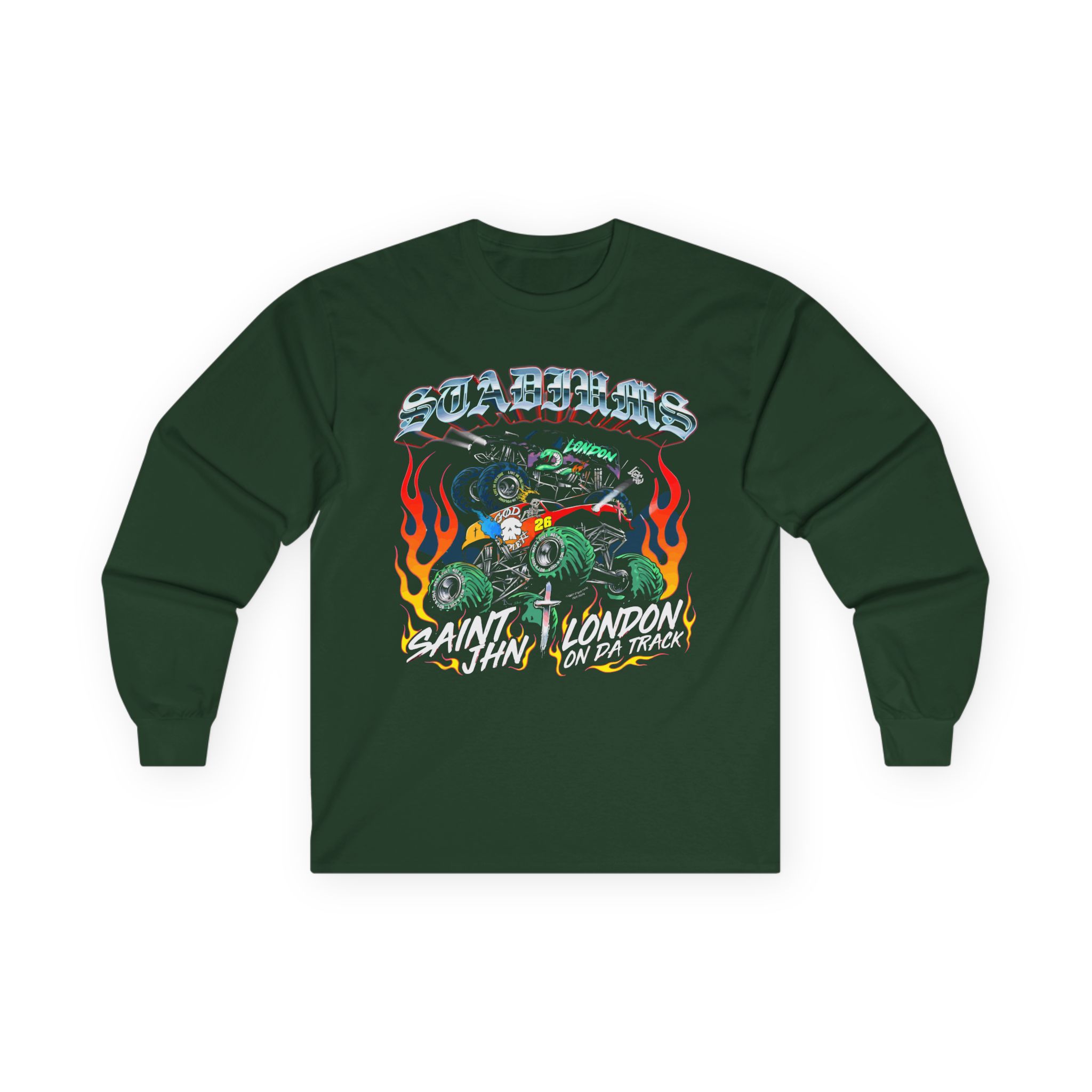 Saint Jhn Stadiums With London on Da Track Unisex Ultra Cotton Long Sleeve Tee
