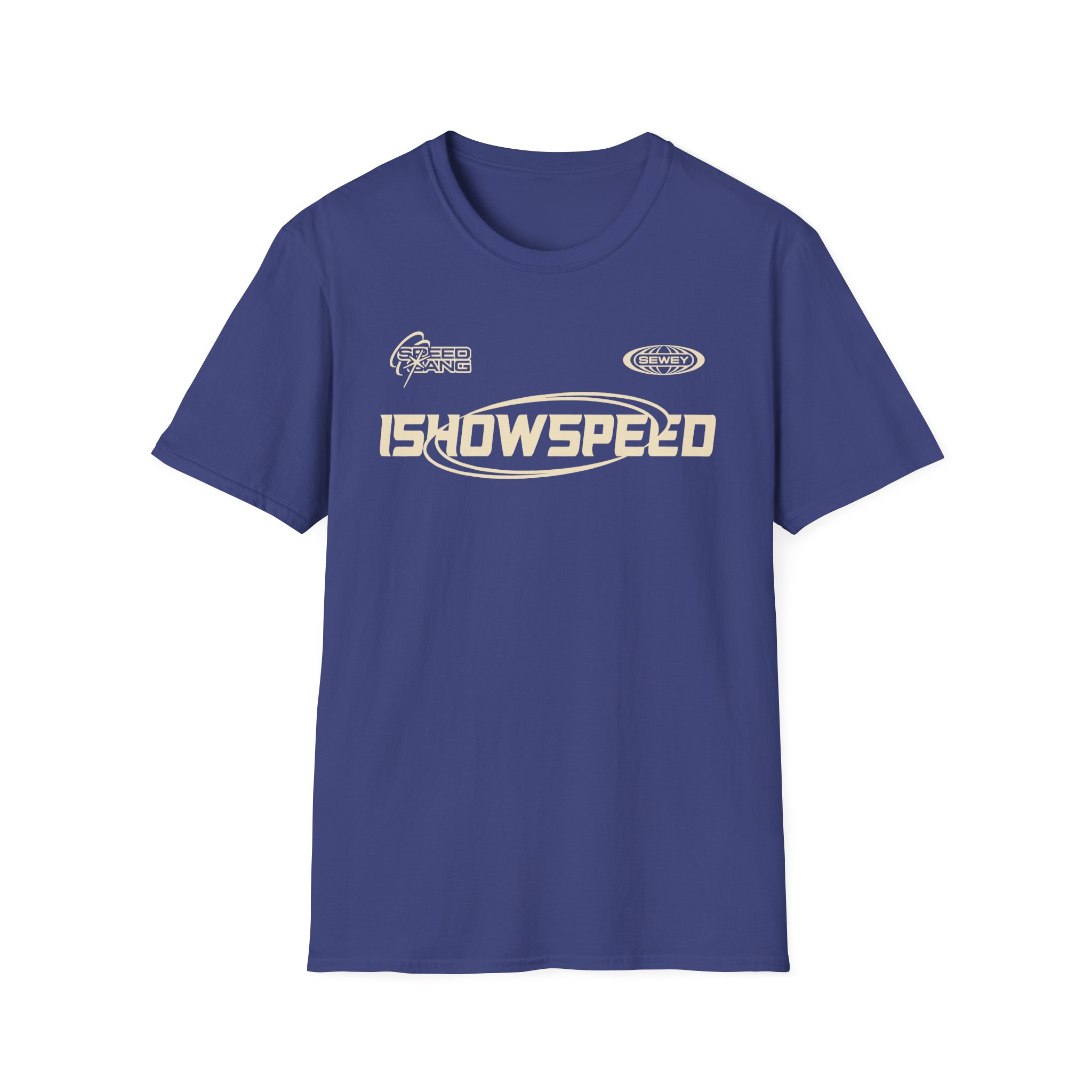 Ishowspeed Racing Royal Unisex Softstyle T-Shirt