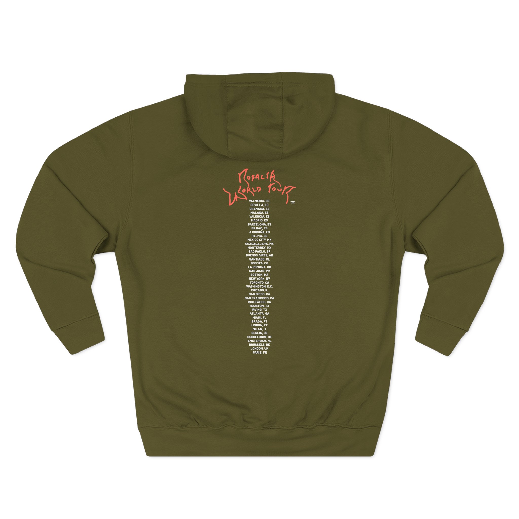 Rosalia World Tour Three-Panel Fleece Hoodie