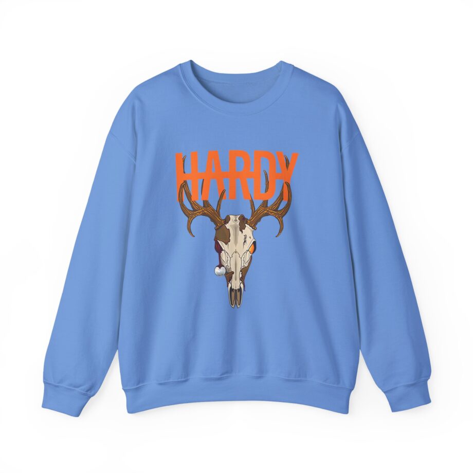 Hardy Deer Skull Unisex Heavy Blend™ Crewneck Sweatshirt