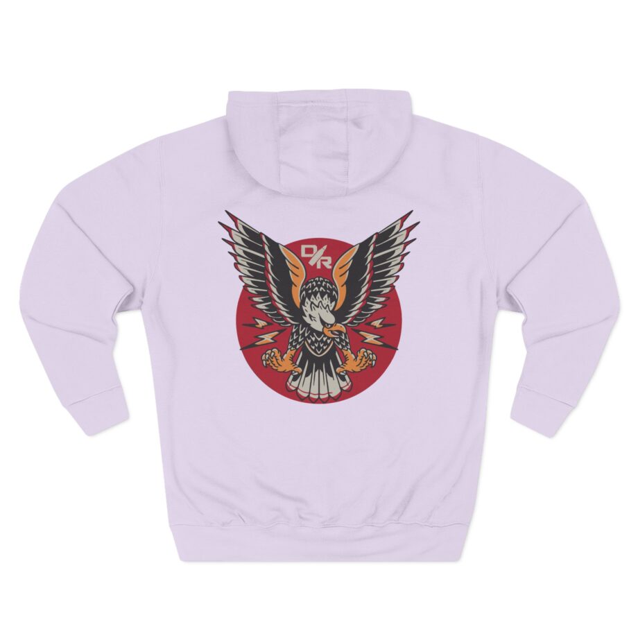 Demolition Ranch Demo Tattoo Eagle Three-Panel Fleece Hoodie