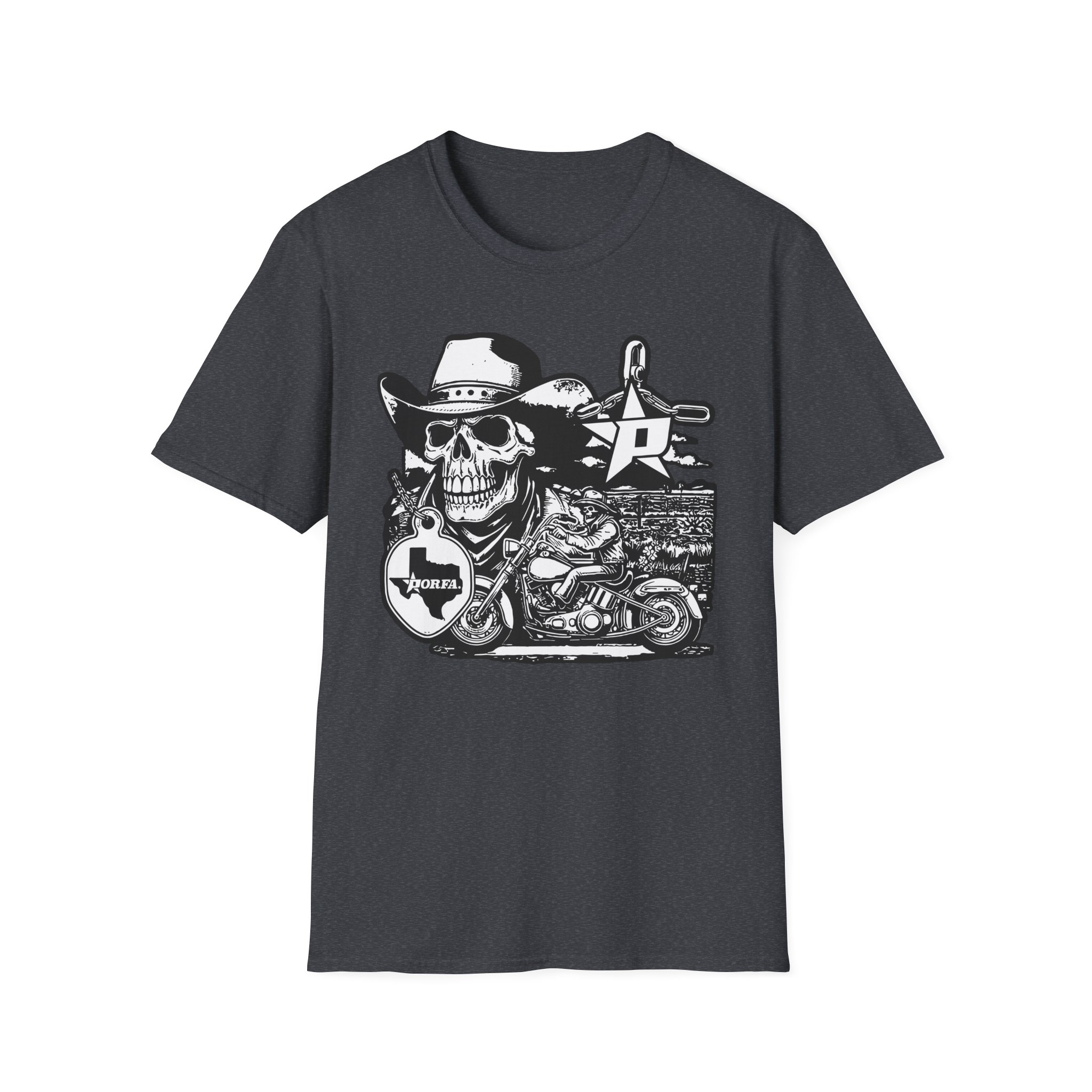 Porfa Texas Ride Unisex Softstyle T-Shirt
