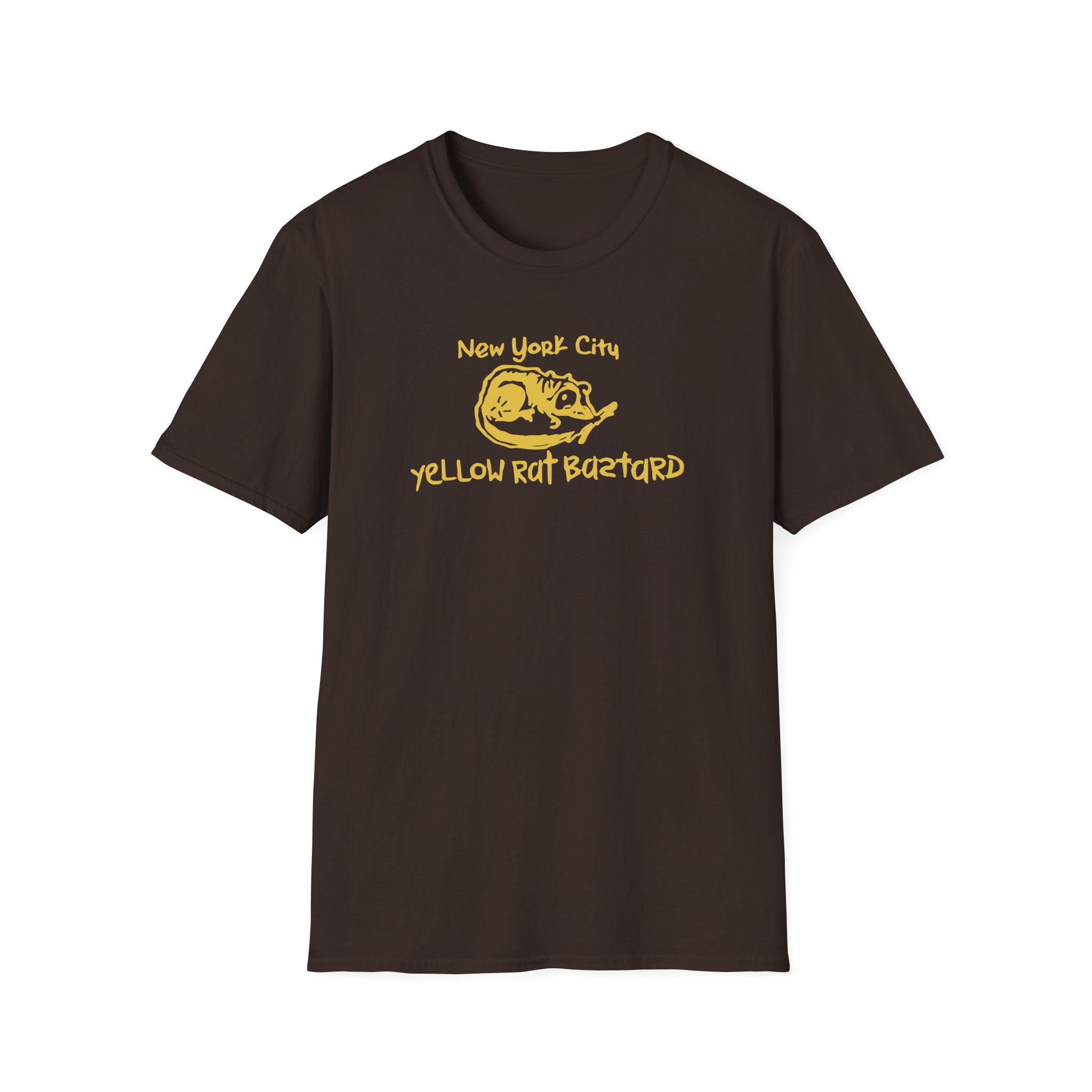 Ishowspeed John Galt Nyc Yellow Rat Bastard Unisex Softstyle T-Shirt