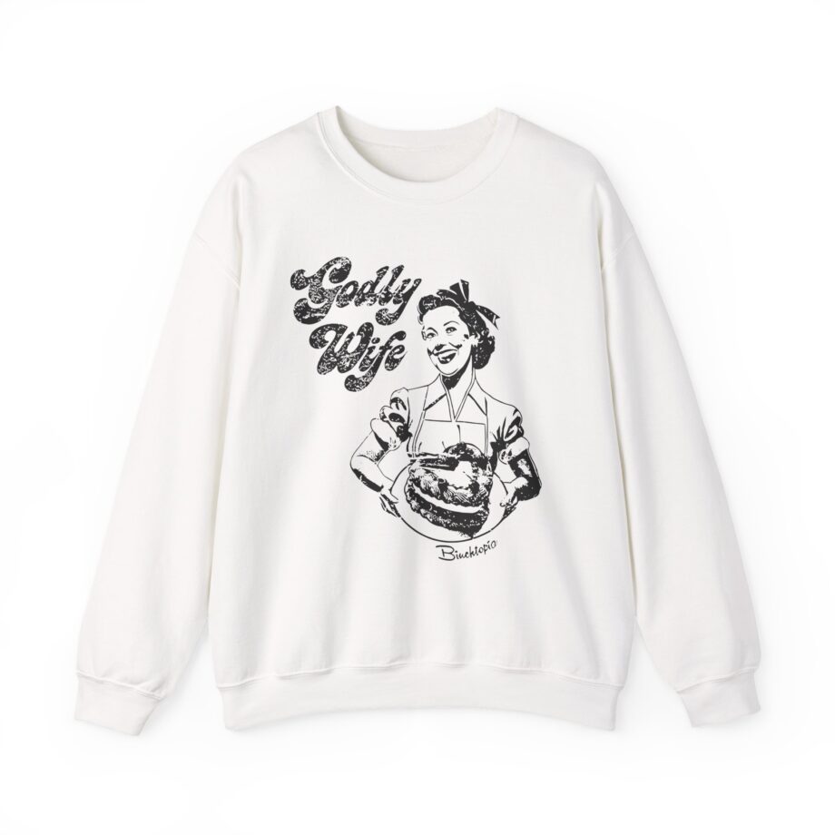 Binchtopia Godly Wife Unisex Heavy Blend™ Crewneck Sweatshirt