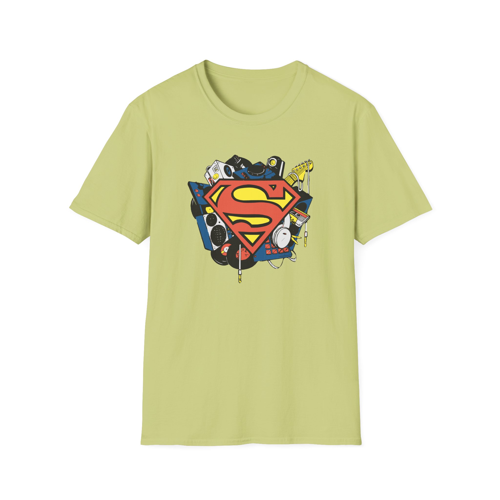 Kaskade X Superman Musician Unisex Softstyle T-Shirt