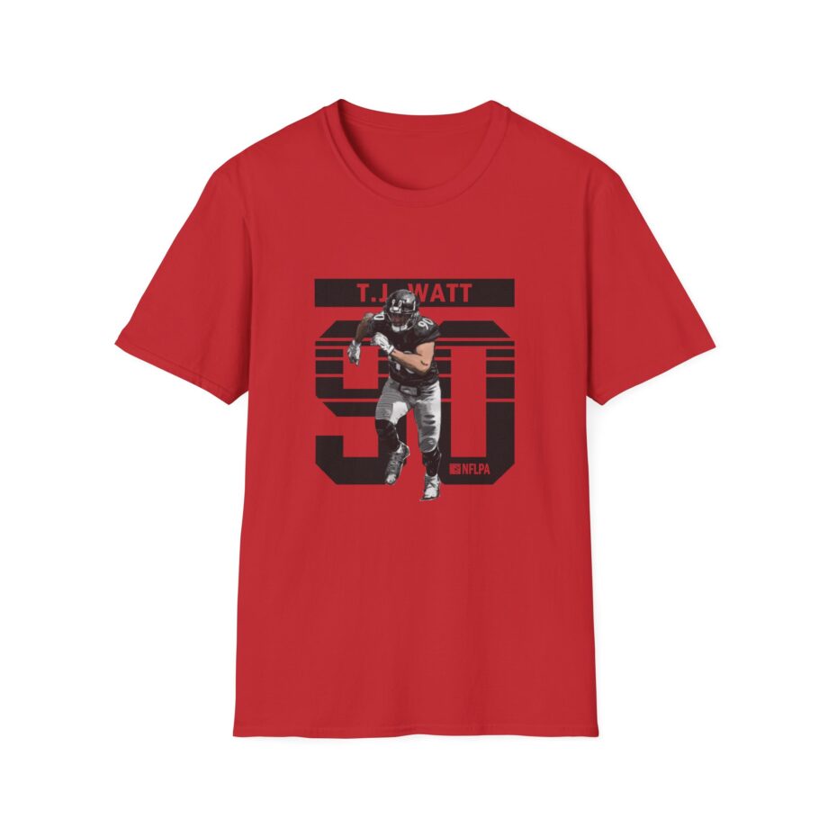 Tj Watt Grunge Unisex Softstyle T-Shirt