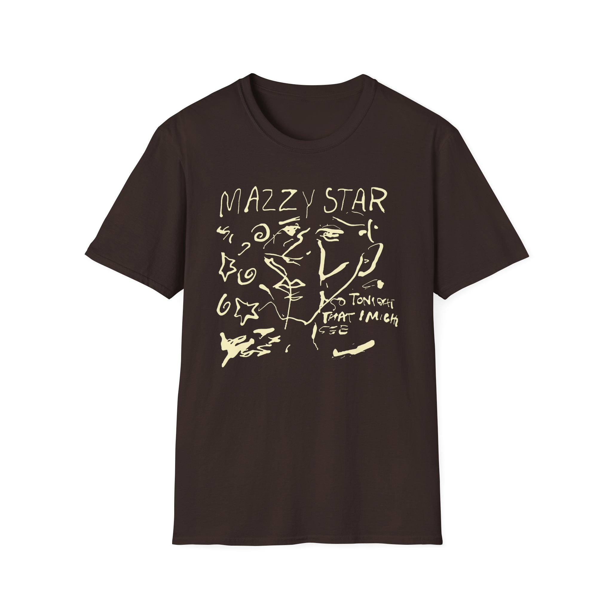 Binchtopia Max Wearing Mazzy Star 90s Unisex Softstyle T-Shirt