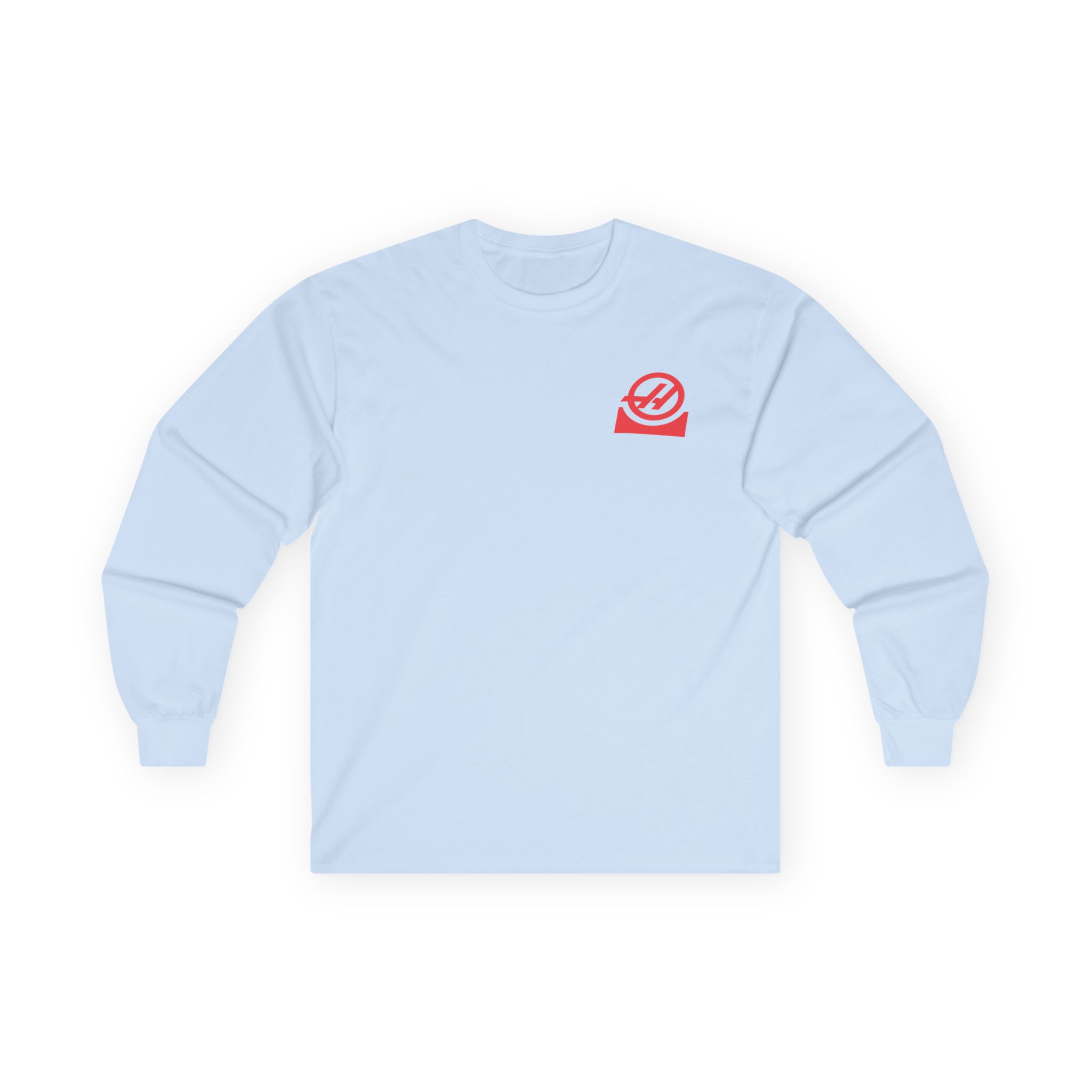 Haas F1 Color Block Unisex Ultra Cotton Long Sleeve Tee