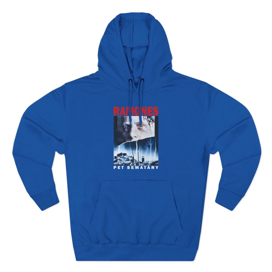 Ramones Pet Sematary T Shirt Three-Panel Fleece Hoodie