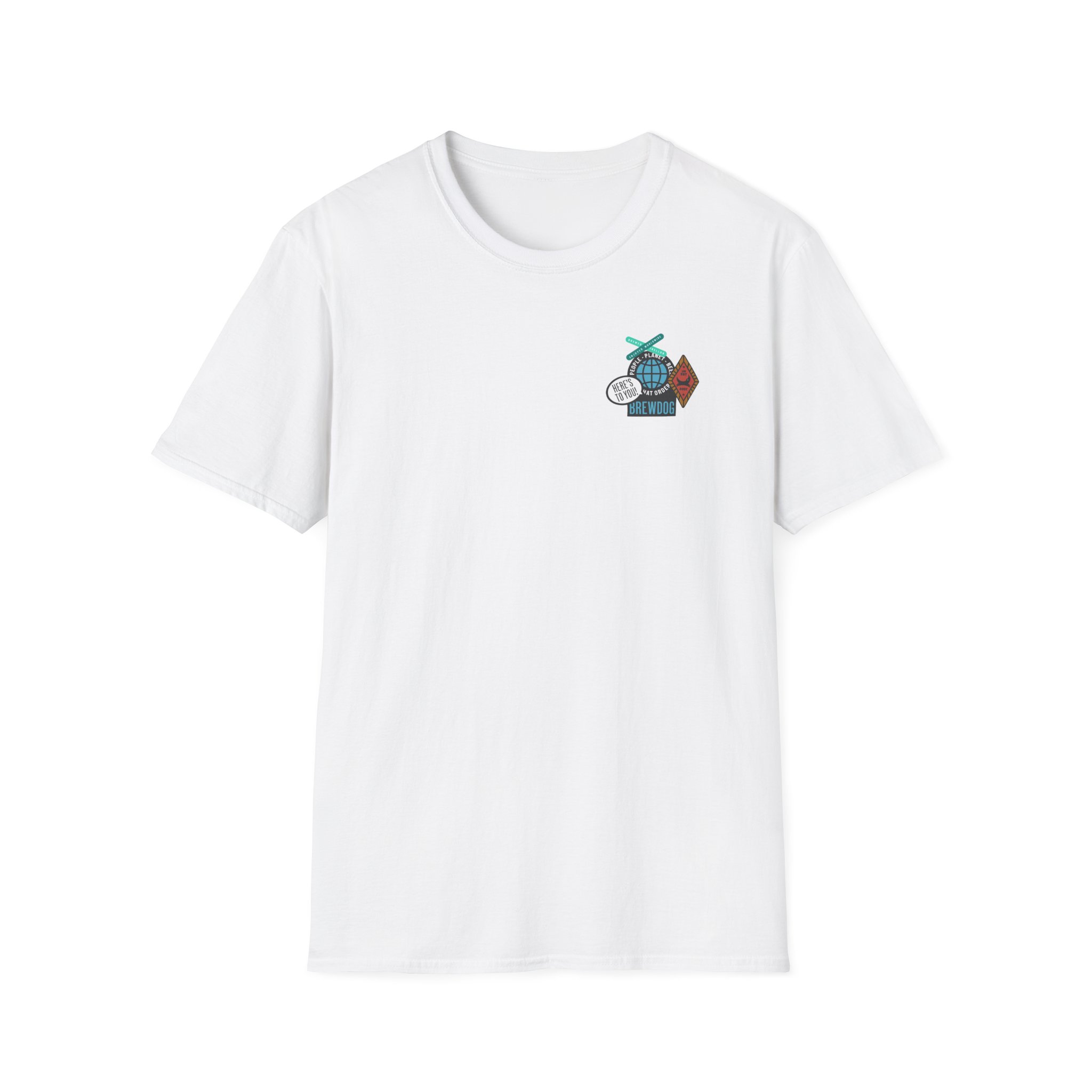 Brewdog Punk Sticker Unisex Softstyle T-Shirt