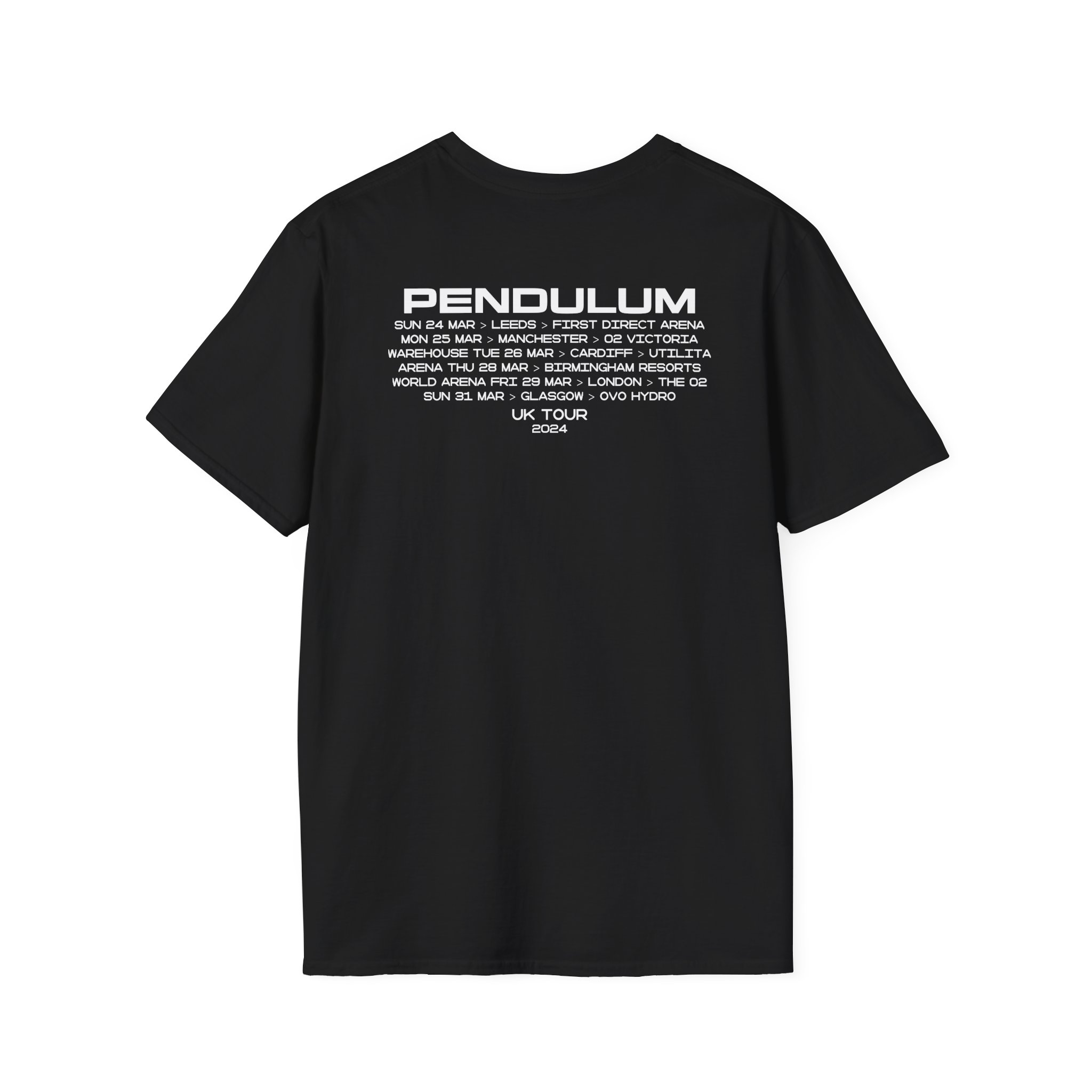 Pendulum Uk Tour Maze Unisex Softstyle T-Shirt
