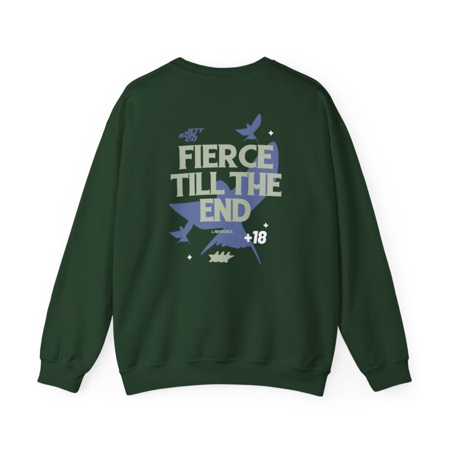 Jett Lawrenc Fierce Till the End Unisex Heavy Blend™ Crewneck Sweatshirt