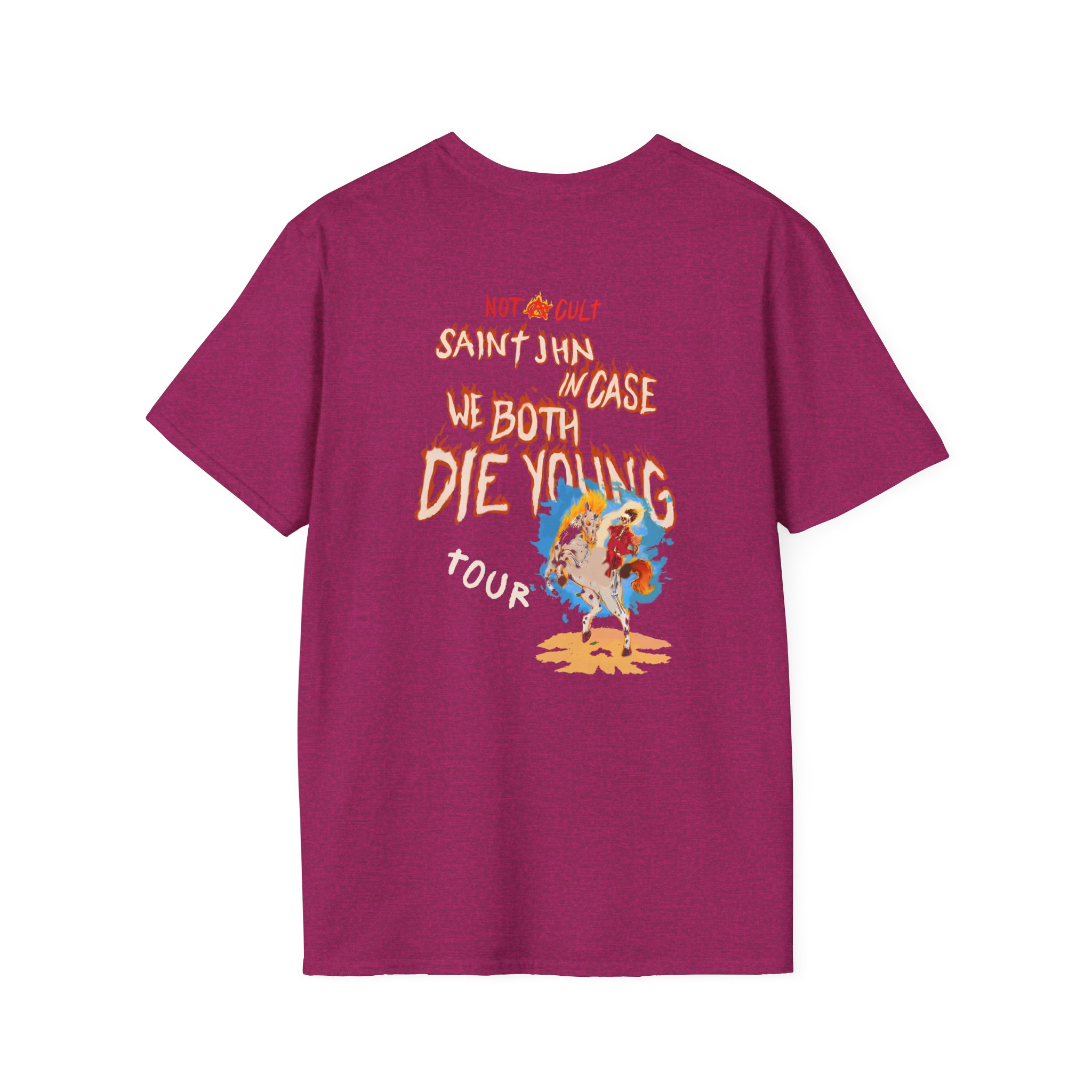Saint Jhn Incase We Both Die Young World Tour Unisex Softstyle T-Shirt