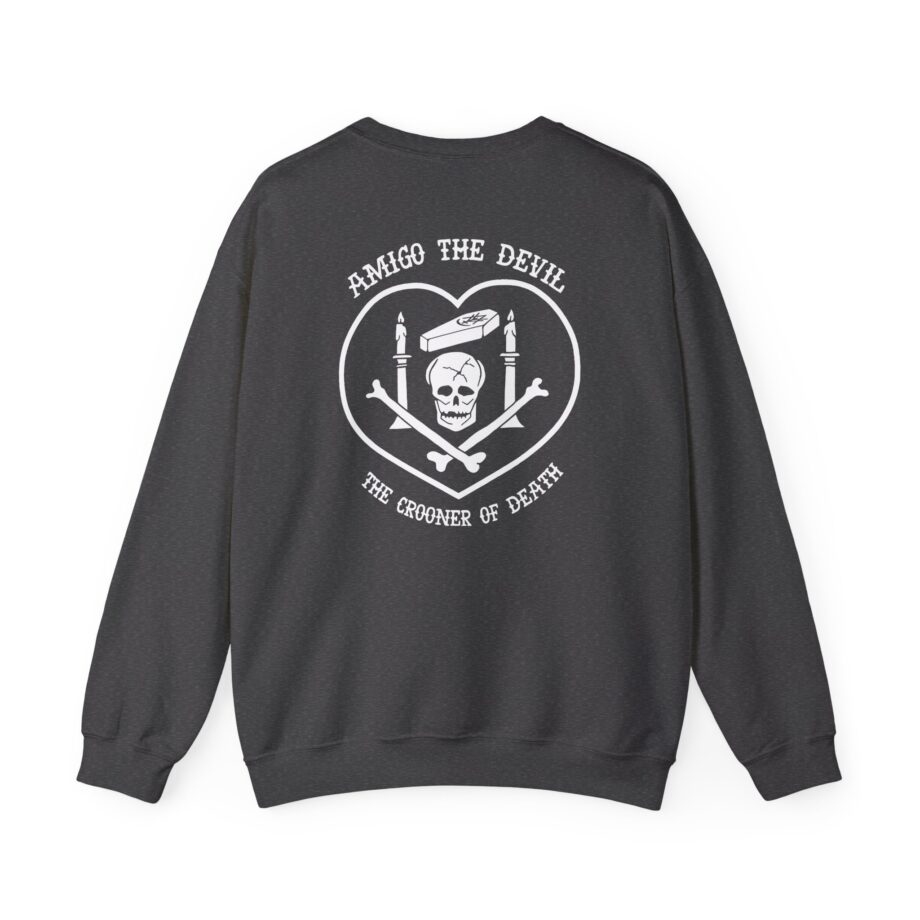 Amigo the Devil Born Against Unisex Heavy Blend™ Crewneck Sweatshirt