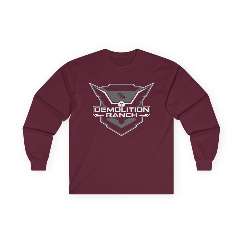 Demolition Ranch Monochrome Shield Unisex Ultra Cotton Long Sleeve Tee