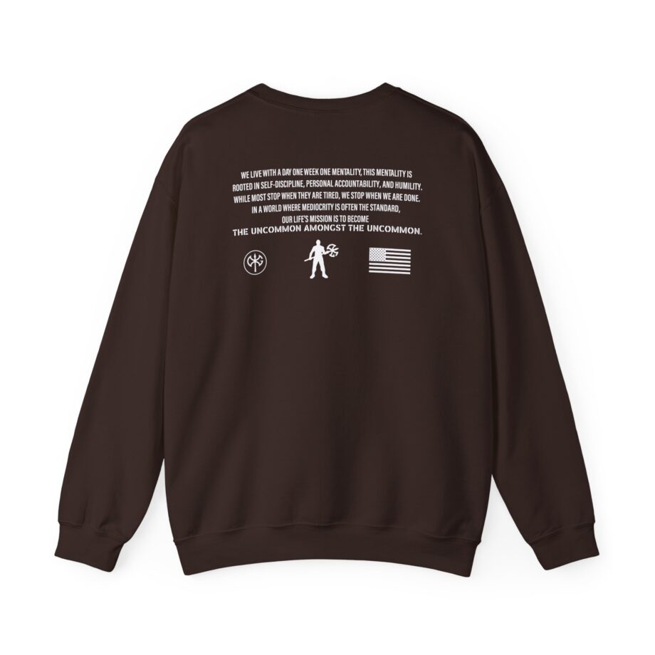 David Goggins Ethos Slogan Unisex Heavy Blend™ Crewneck Sweatshirt