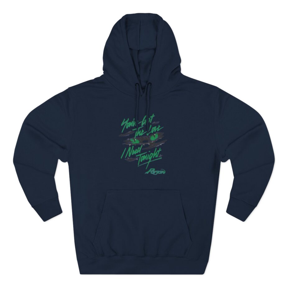 Poison You Got the Love Three-Panel Fleece Hoodie