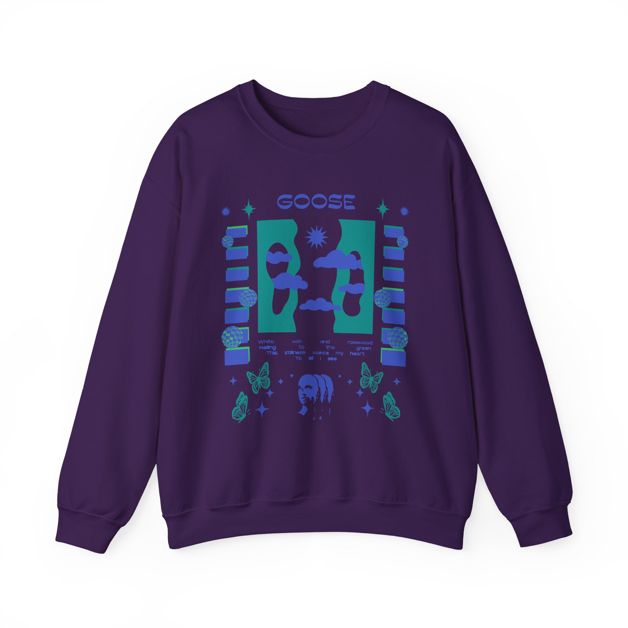 Goose Rosewood Unisex Heavy Blendâ„¢ Crewneck Sweatshirt