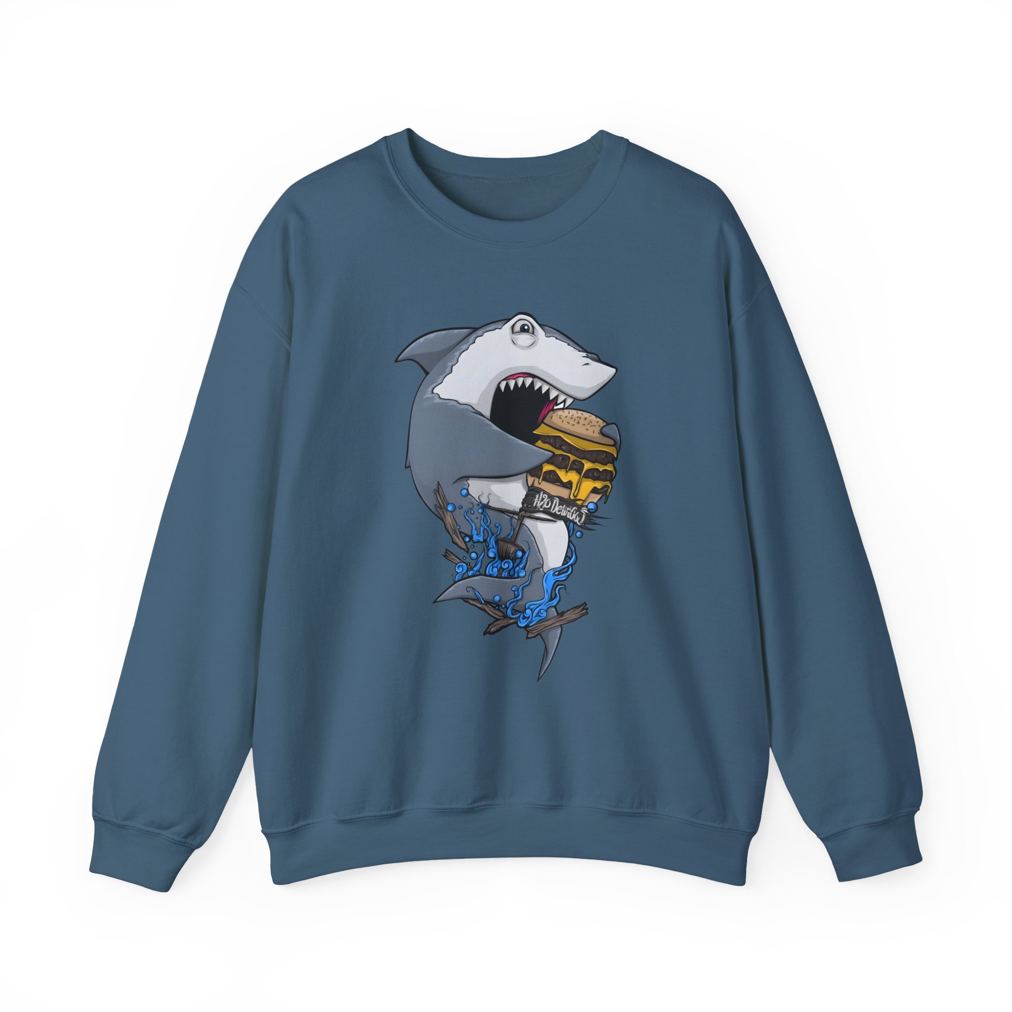 H2odelirious Hungry Shark Unisex Heavy Blendâ„¢ Crewneck Sweatshirt
