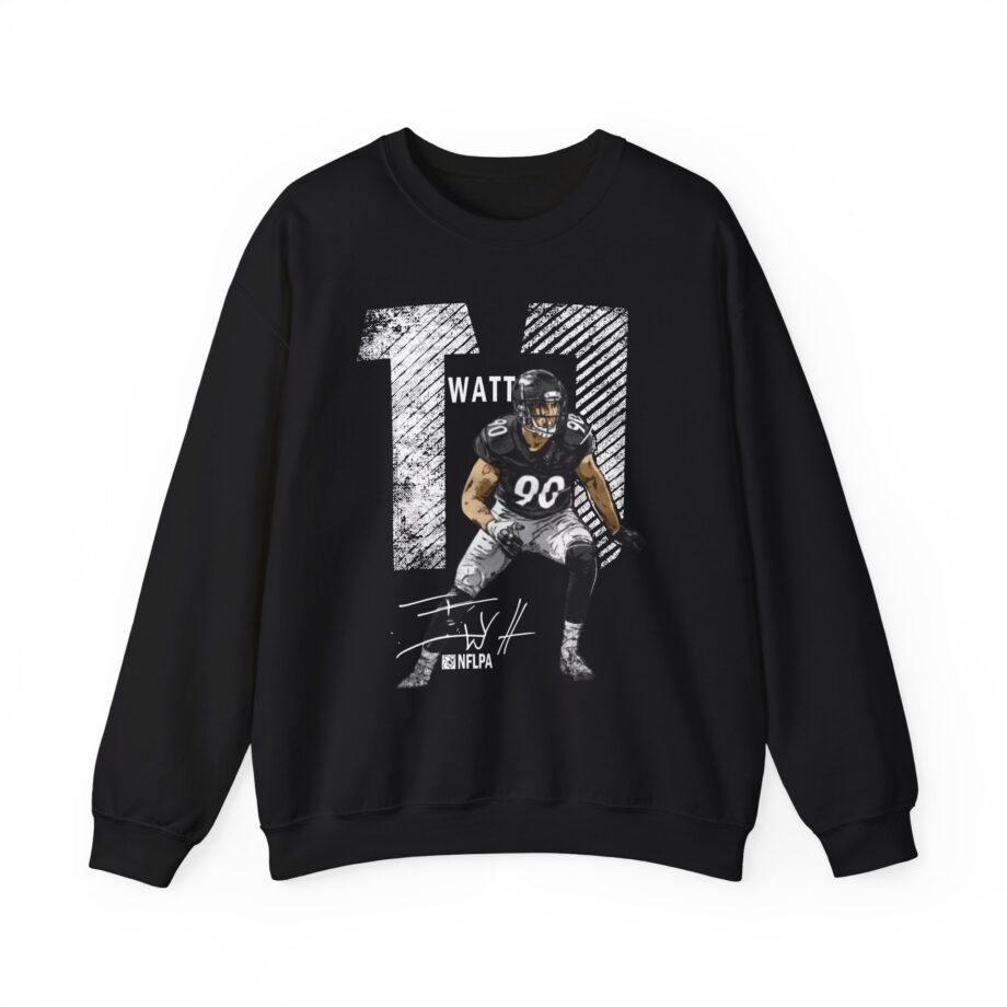 Tj Watt Mega Bold Unisex Heavy Blend™ Crewneck Sweatshirt
