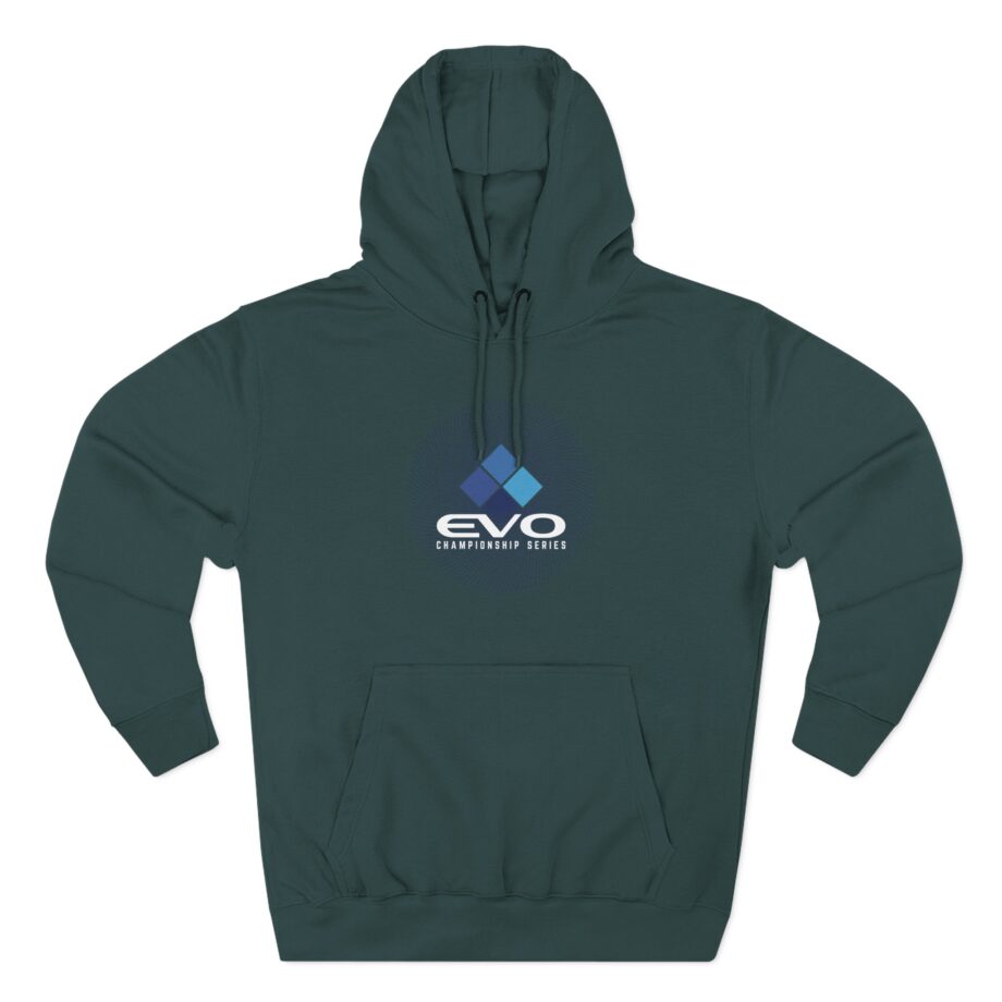 Evo Spiral Three-Panel Fleece Hoodie