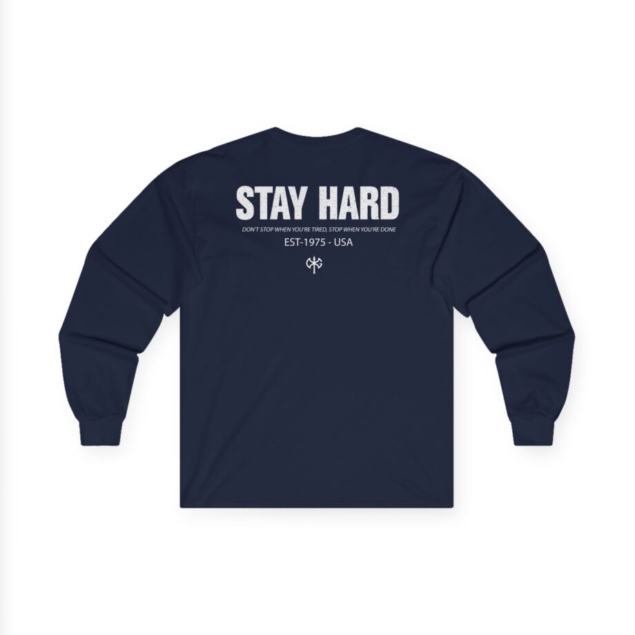 David Goggins  Stay Hard Unisex Ultra Cotton Long Sleeve Tee