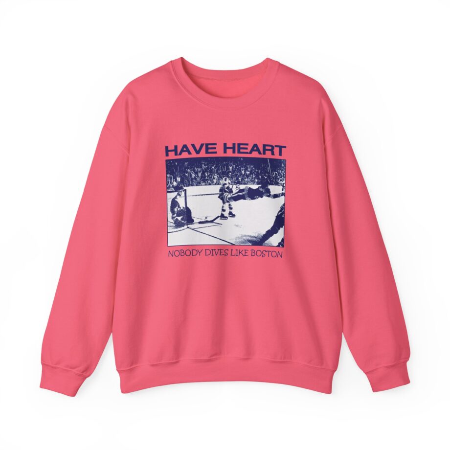 Have Heart Nobody Dives Like Boston Unisex Heavy Blend™ Crewneck Sweatshirt