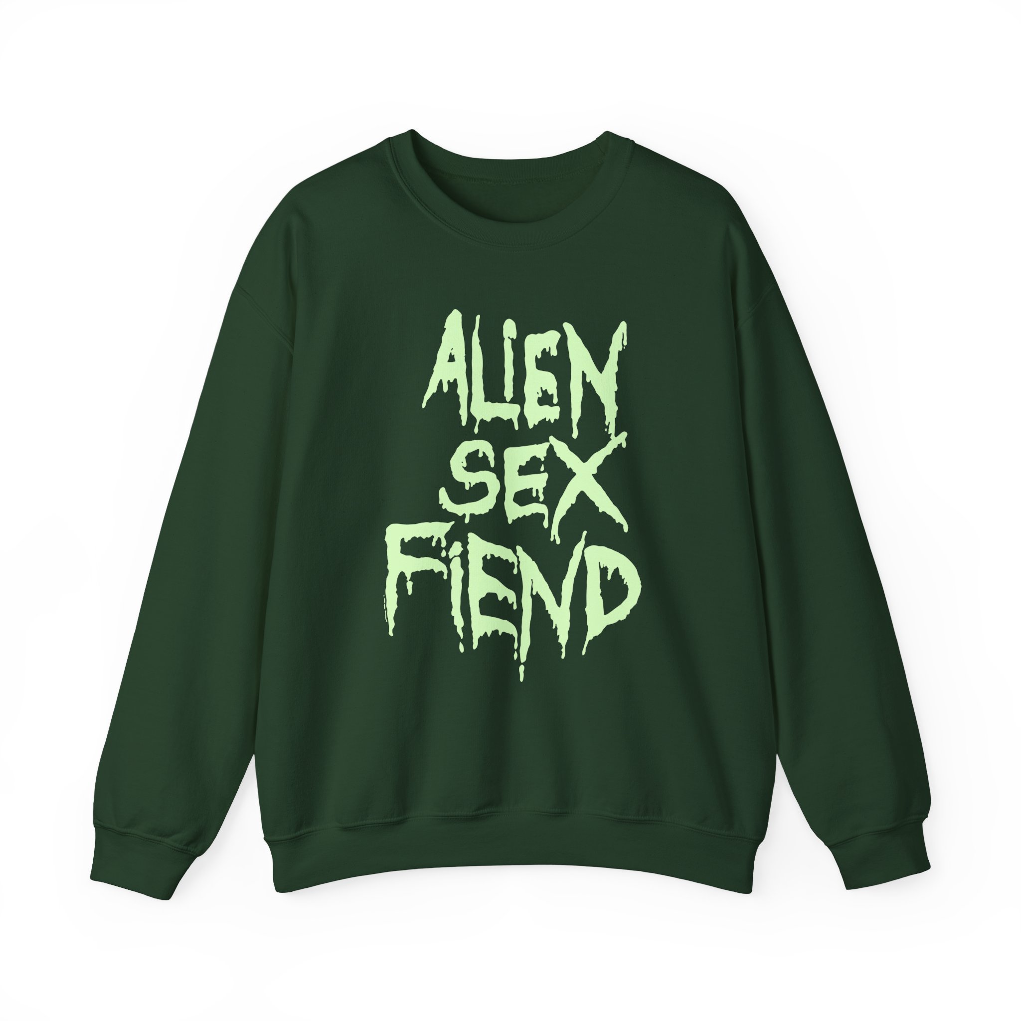 Alien Sex Fiend Glow in the Dark Unisex Heavy Blendâ„¢ Crewneck Sweatshirt