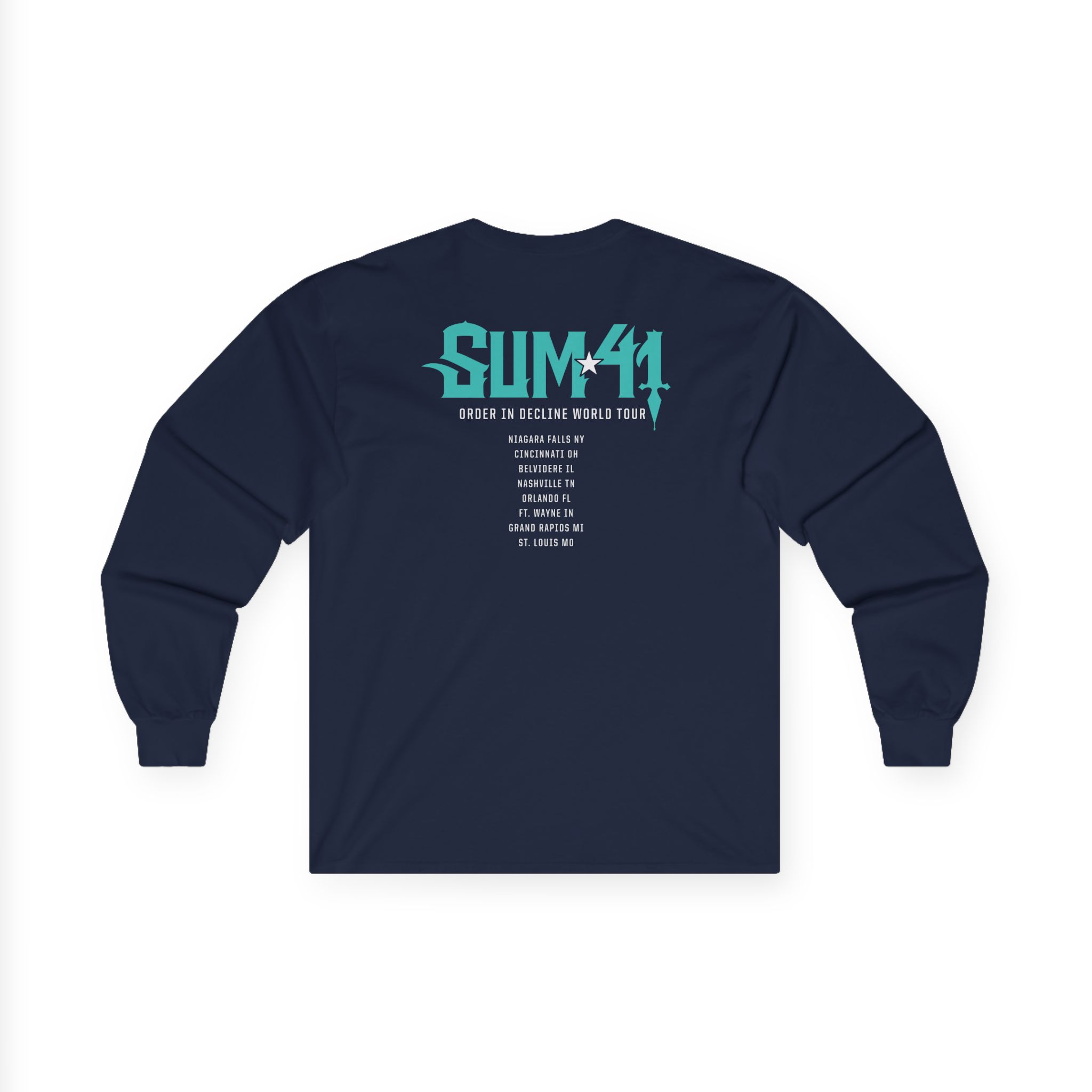 Sum 41 Order in Decline Tour Unisex Ultra Cotton Long Sleeve Tee