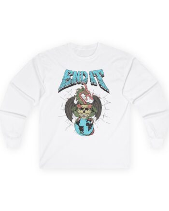 End It Dragon Skull Unisex Ultra Cotton Long Sleeve Tee