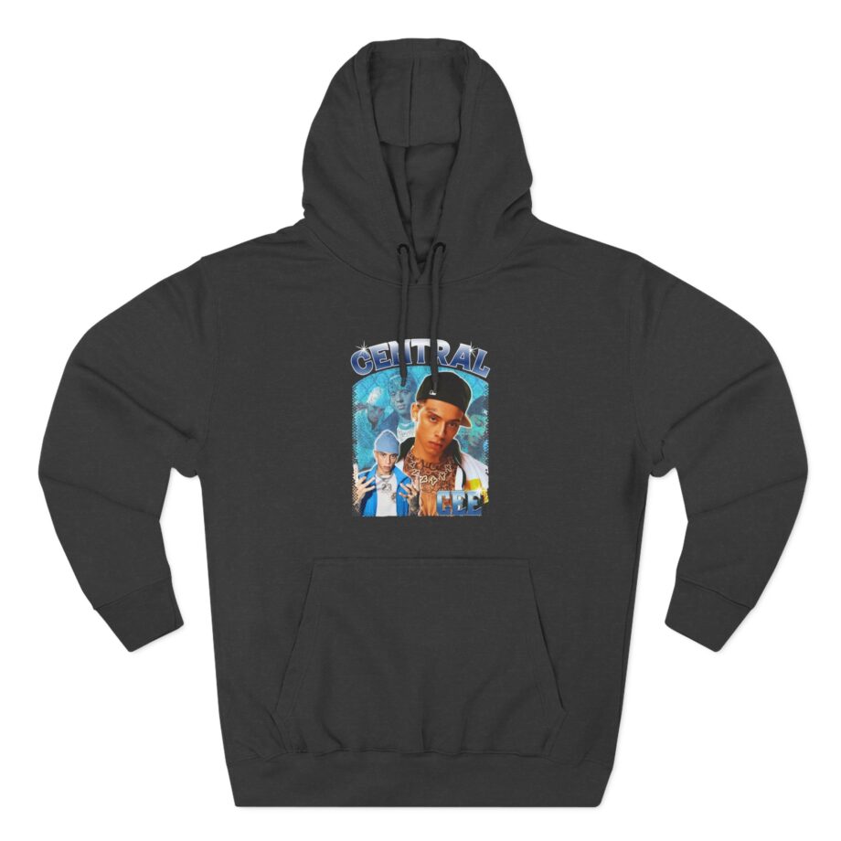 Central Cee Bootleg Rap Music Fan Graphic Three-Panel Fleece Hoodie