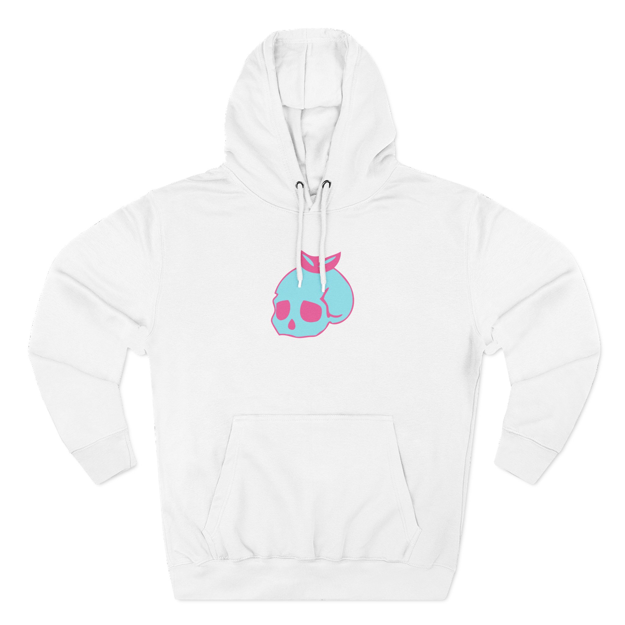 Stephanie Soo Skull Three-Panel Fleece Hoodie