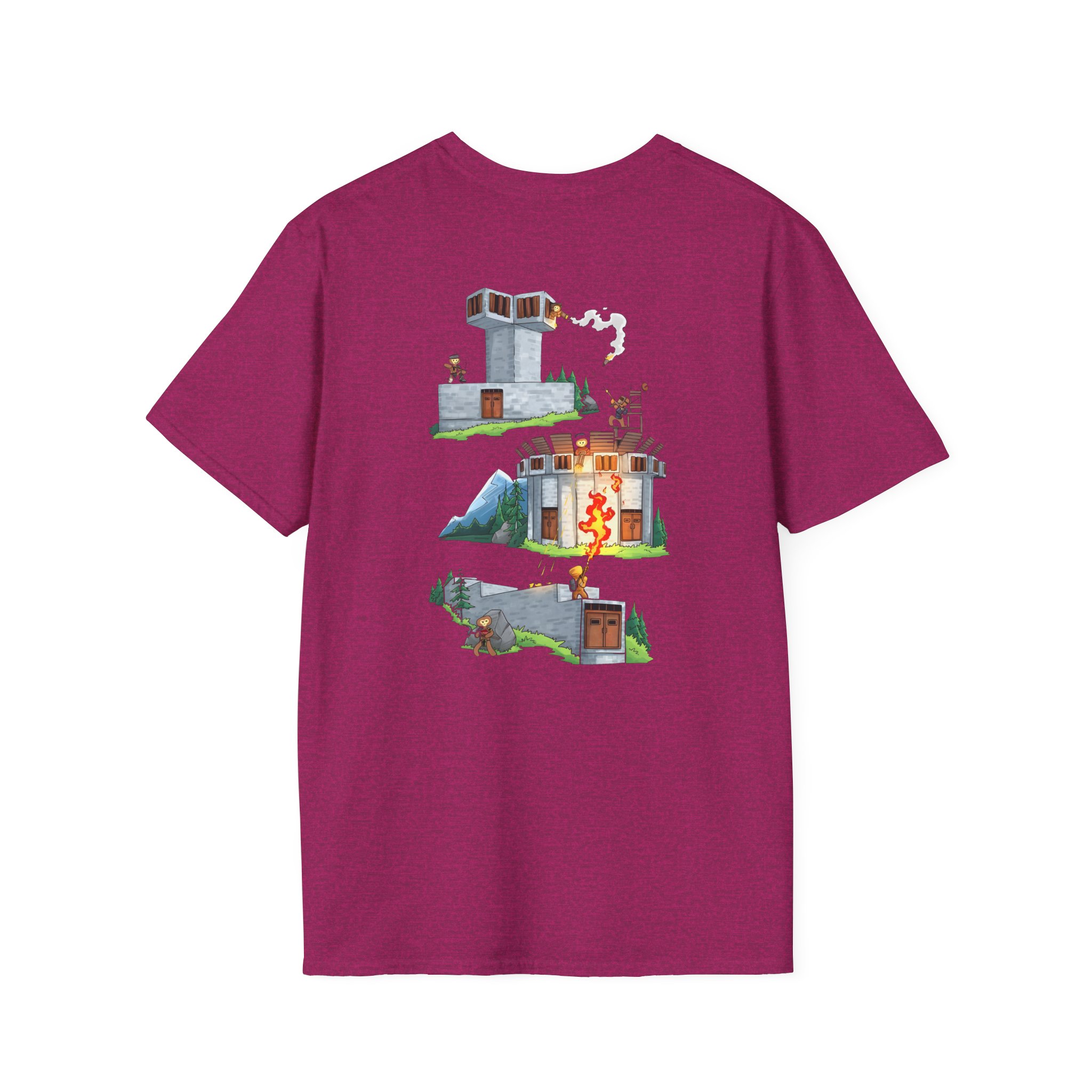 Spoonkid Battlefield Unisex Softstyle T-Shirt